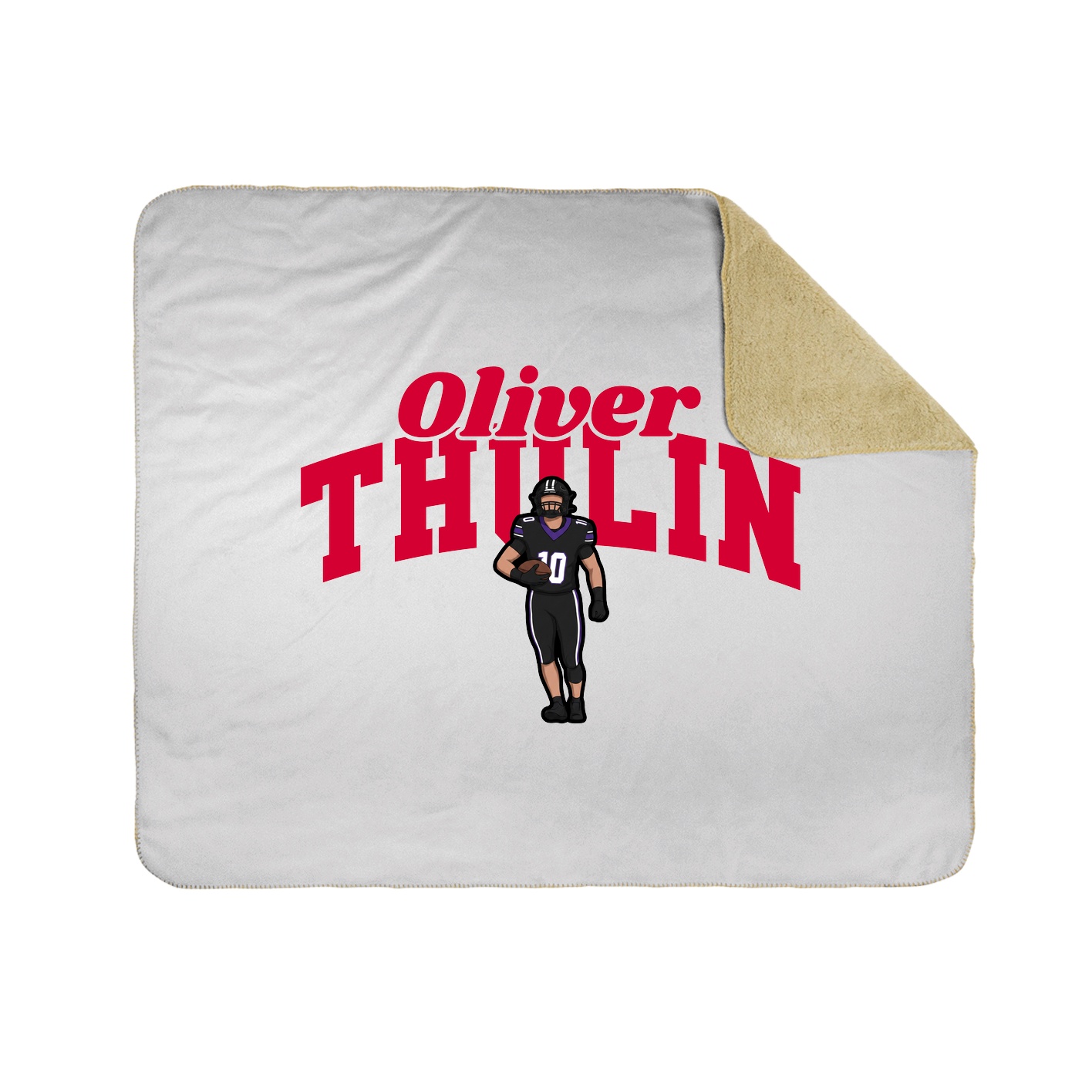 Throw Blanket — Signature Arch in White