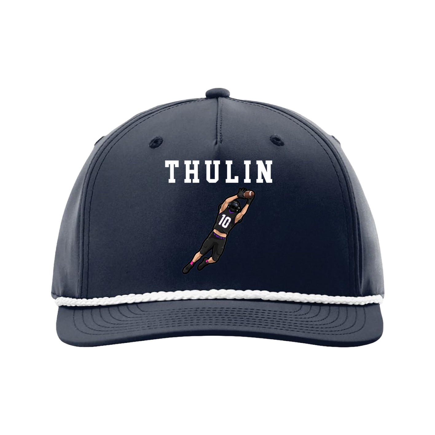 Five-Panel Classic Rope Cap — Shirsey in Navy