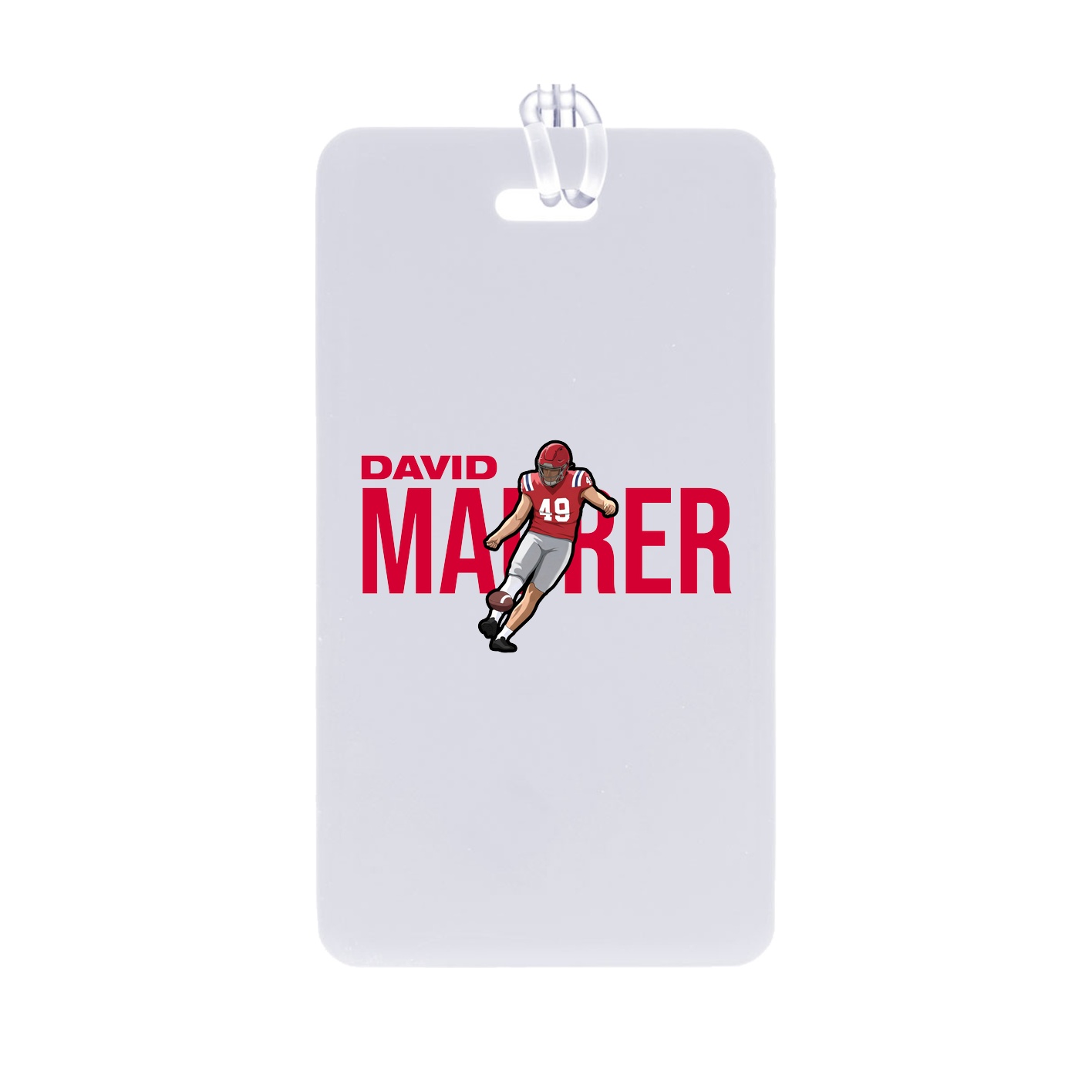 Bag Tag — Player Name in Classic
