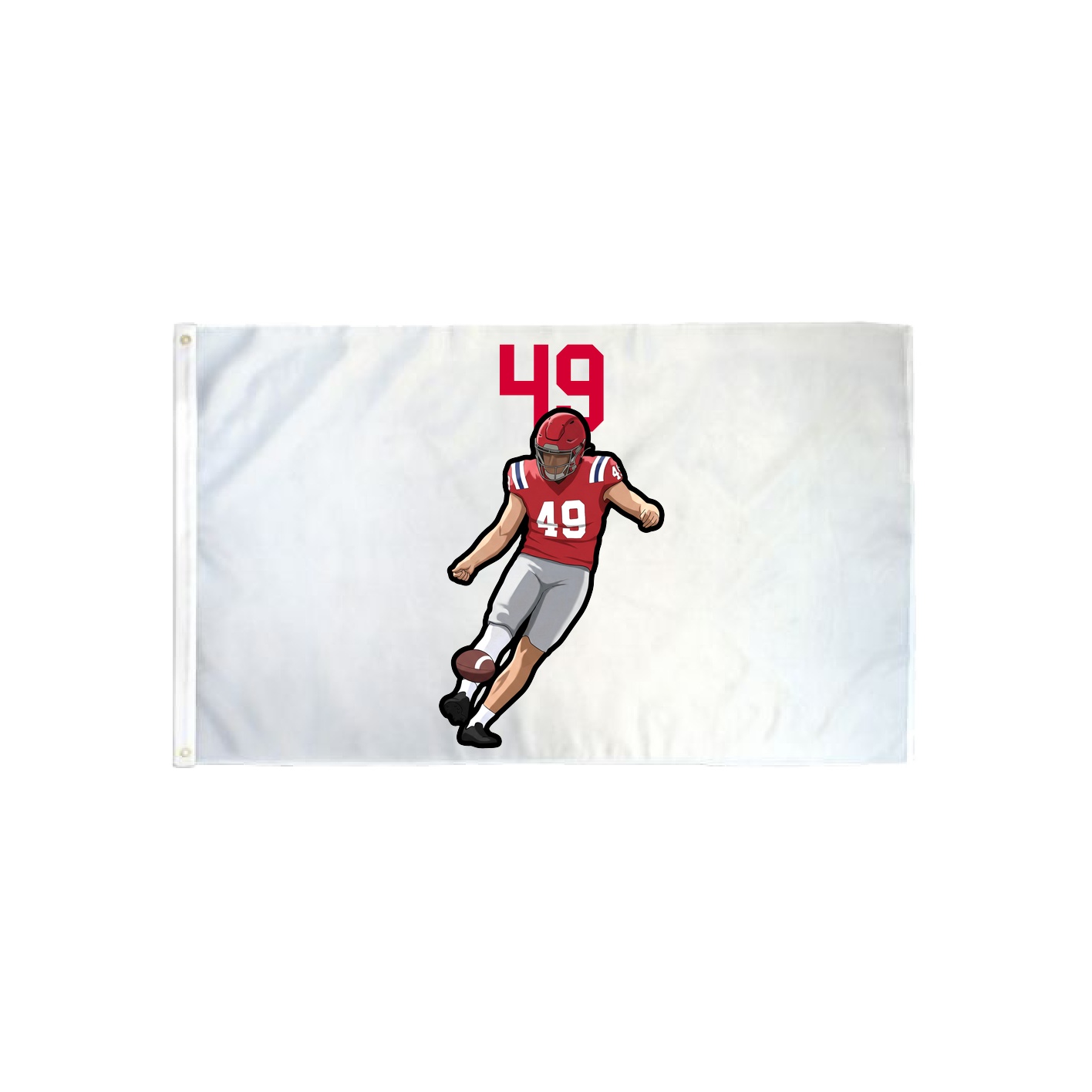 3x5 Flag — Number Top in Classic