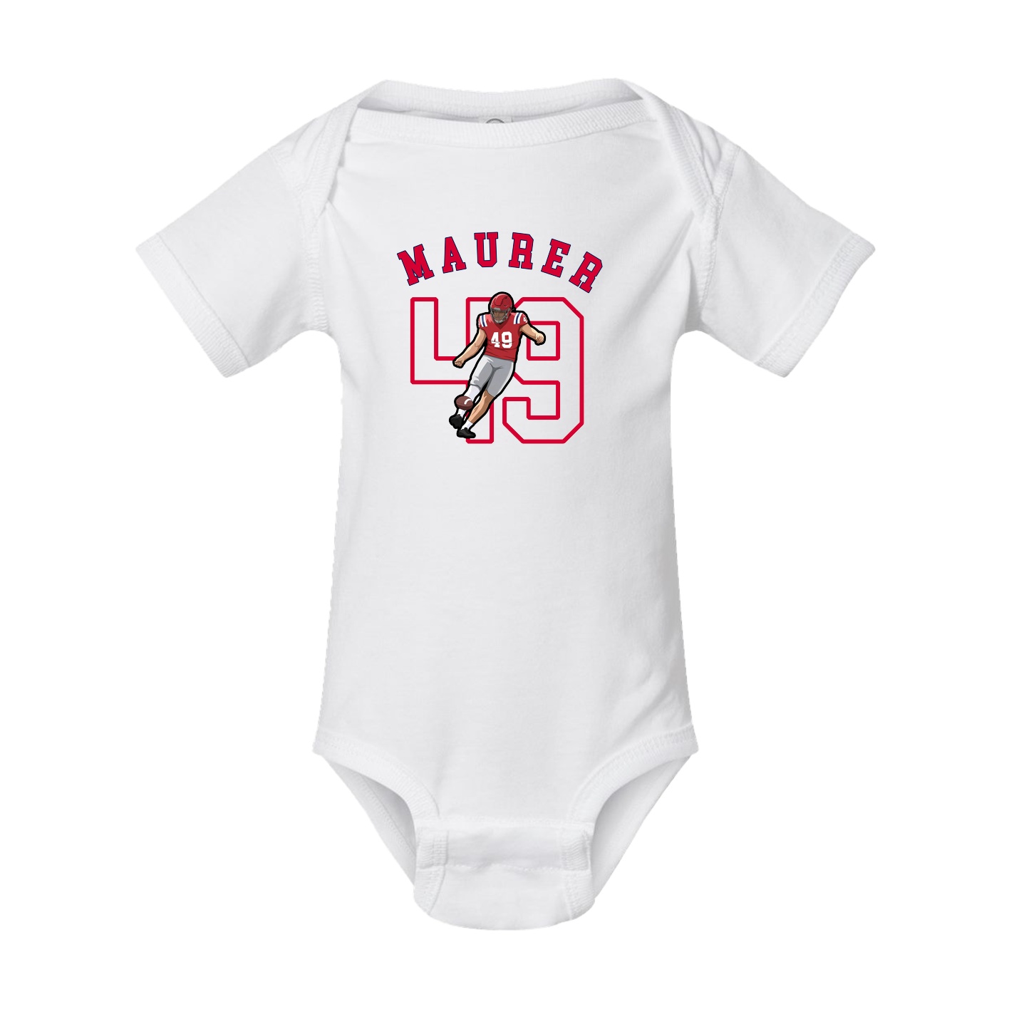 Baby Onesie — Shirsey Arch in White