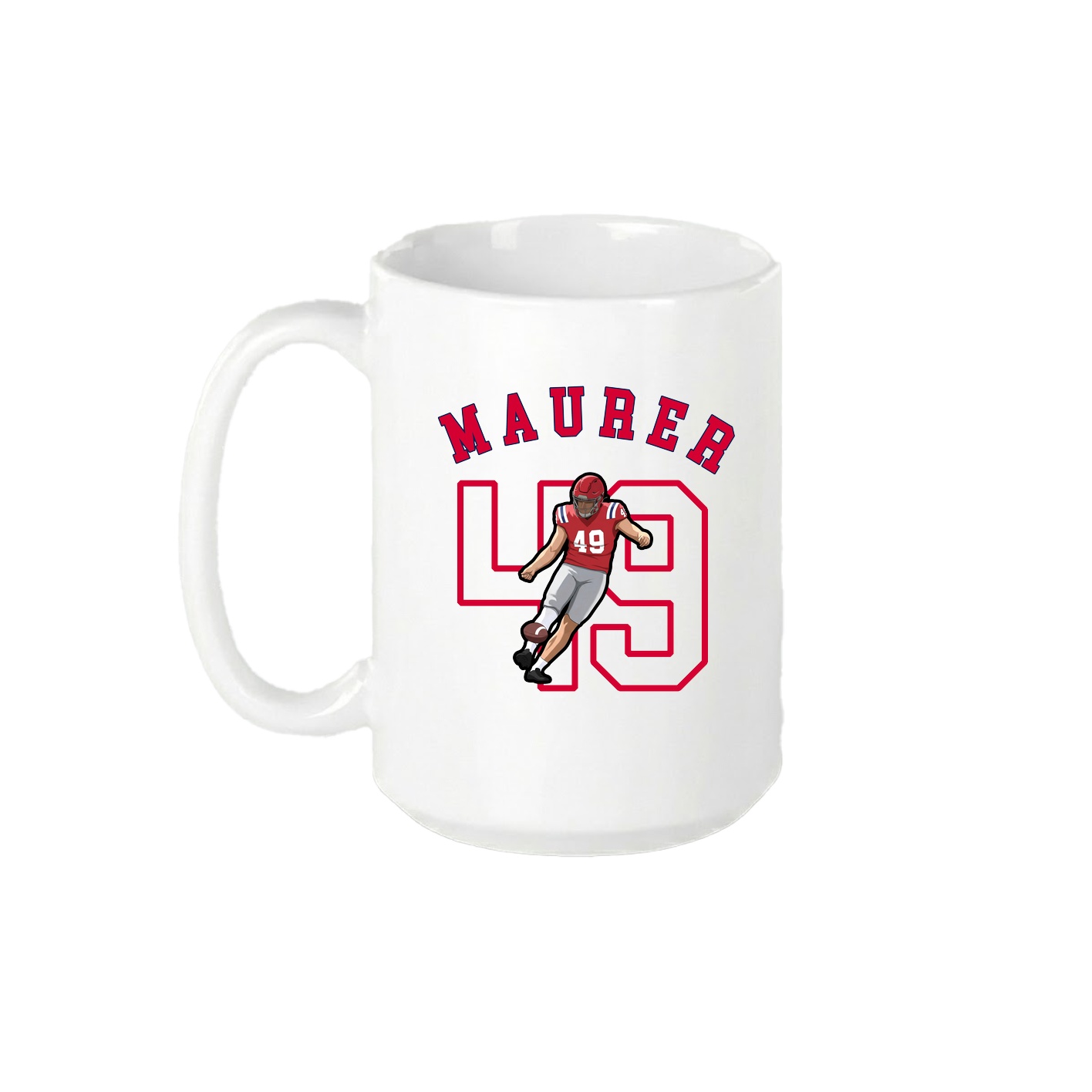 15oz Coffee Mug — Shirsey Arch in White