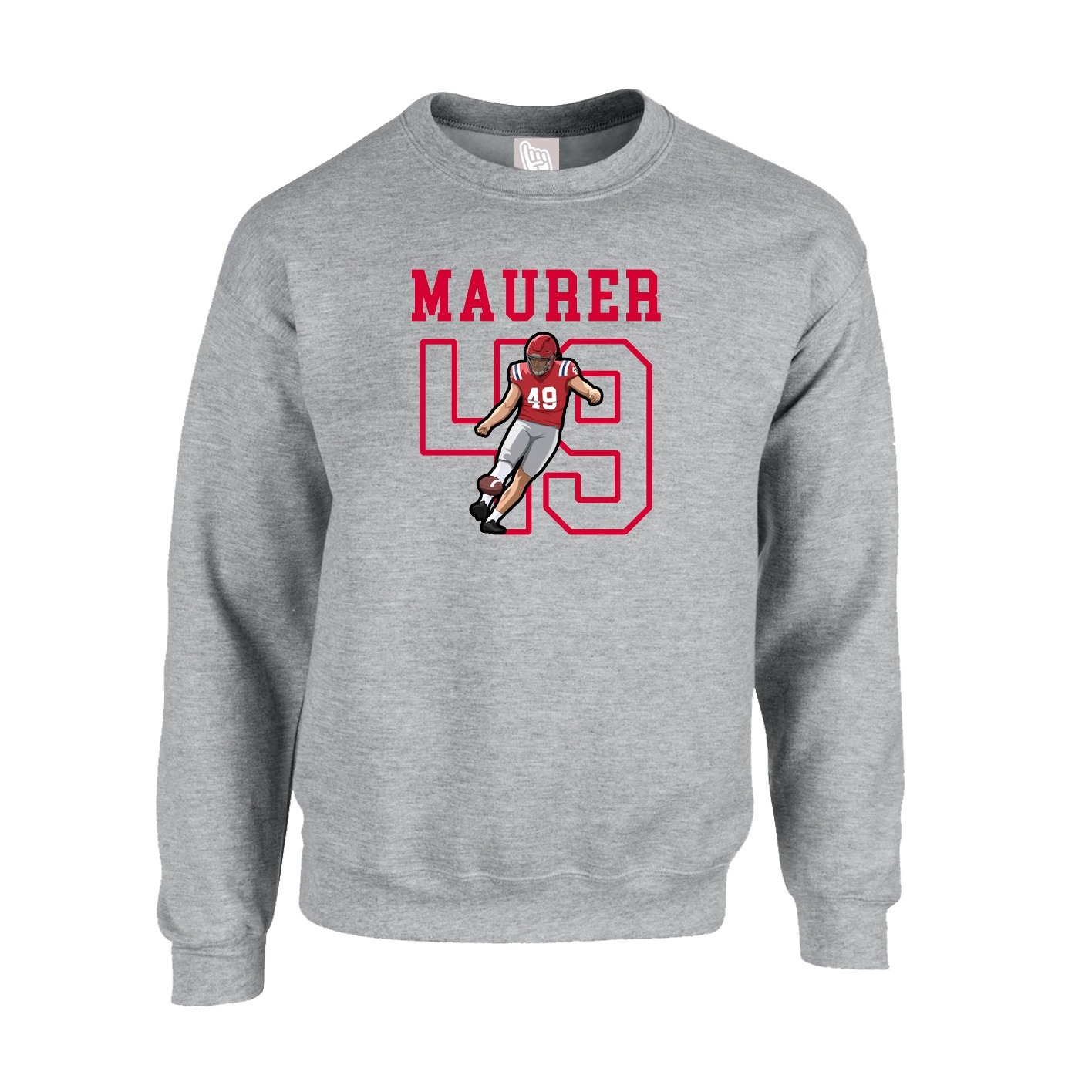 Fleece Crew — Shirsey in Grey