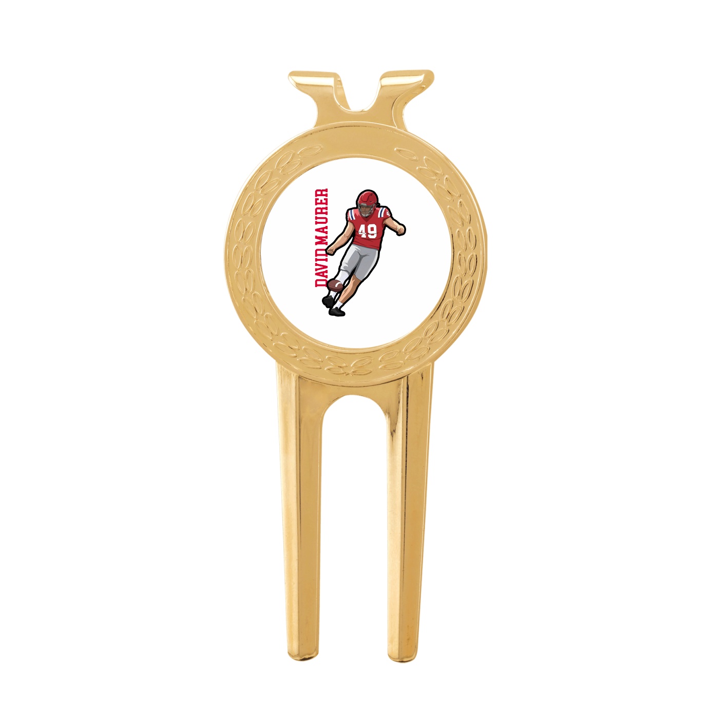 Divot Tool with Ball Marker — Name Vertical in Classic
