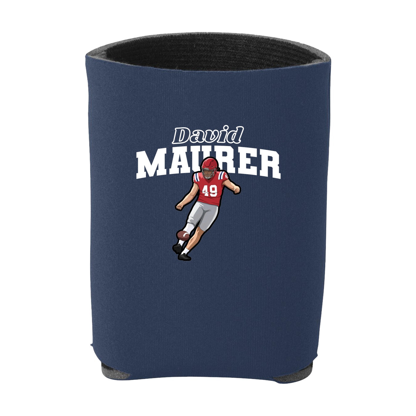 Can Holder — Name Arch in Navy