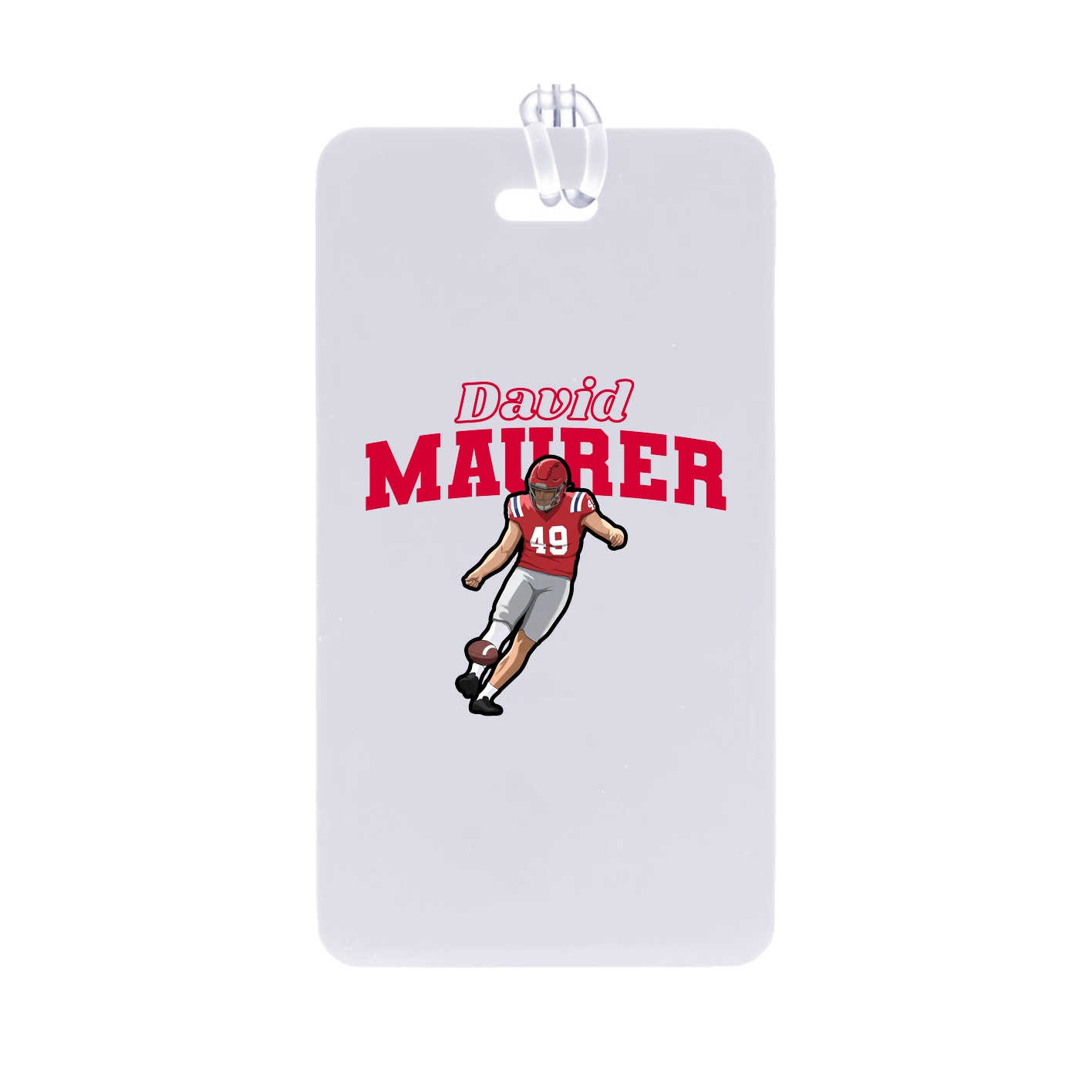 Bag Tag — Name Arch in Classic