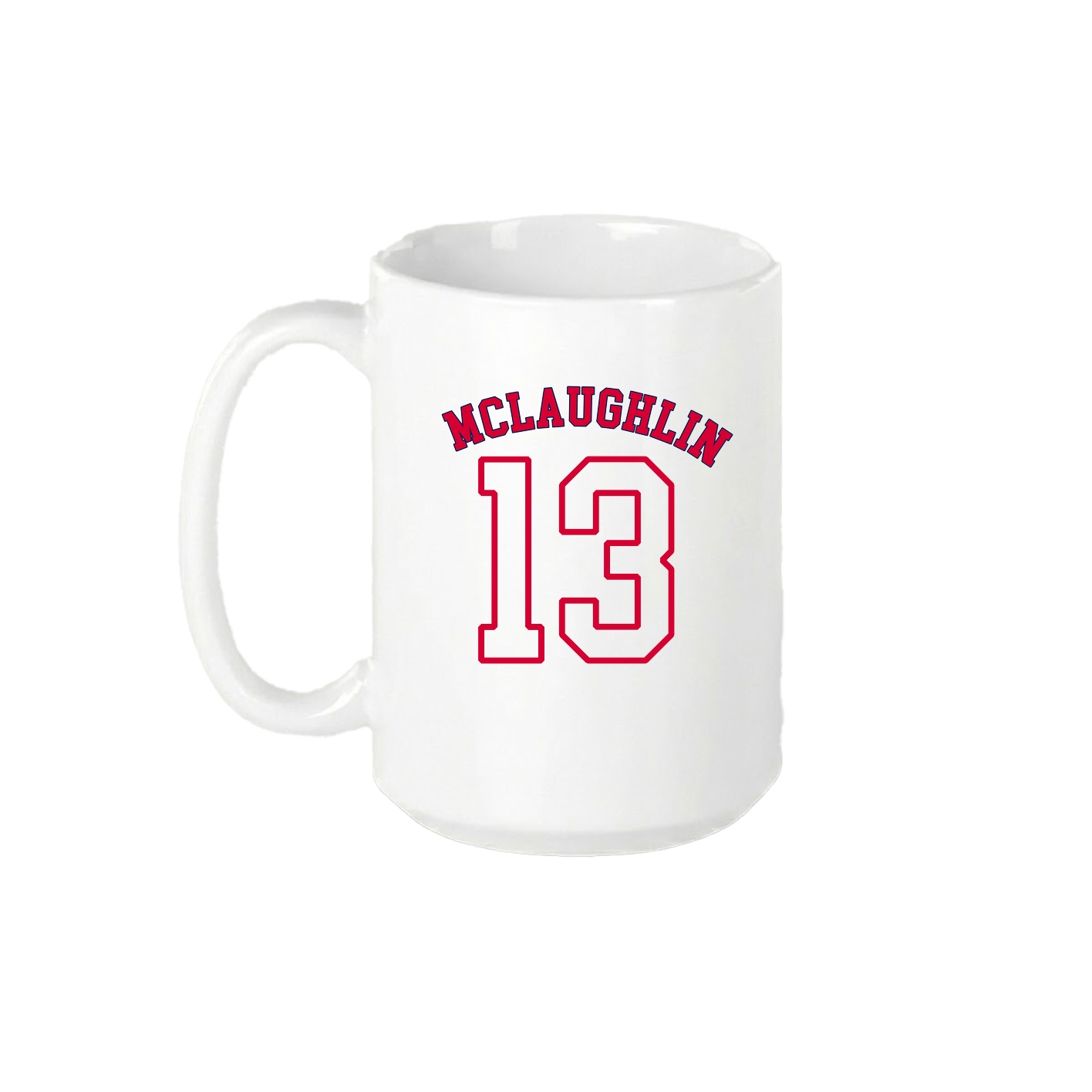 15oz Coffee Mug — Shirsey Arch in White