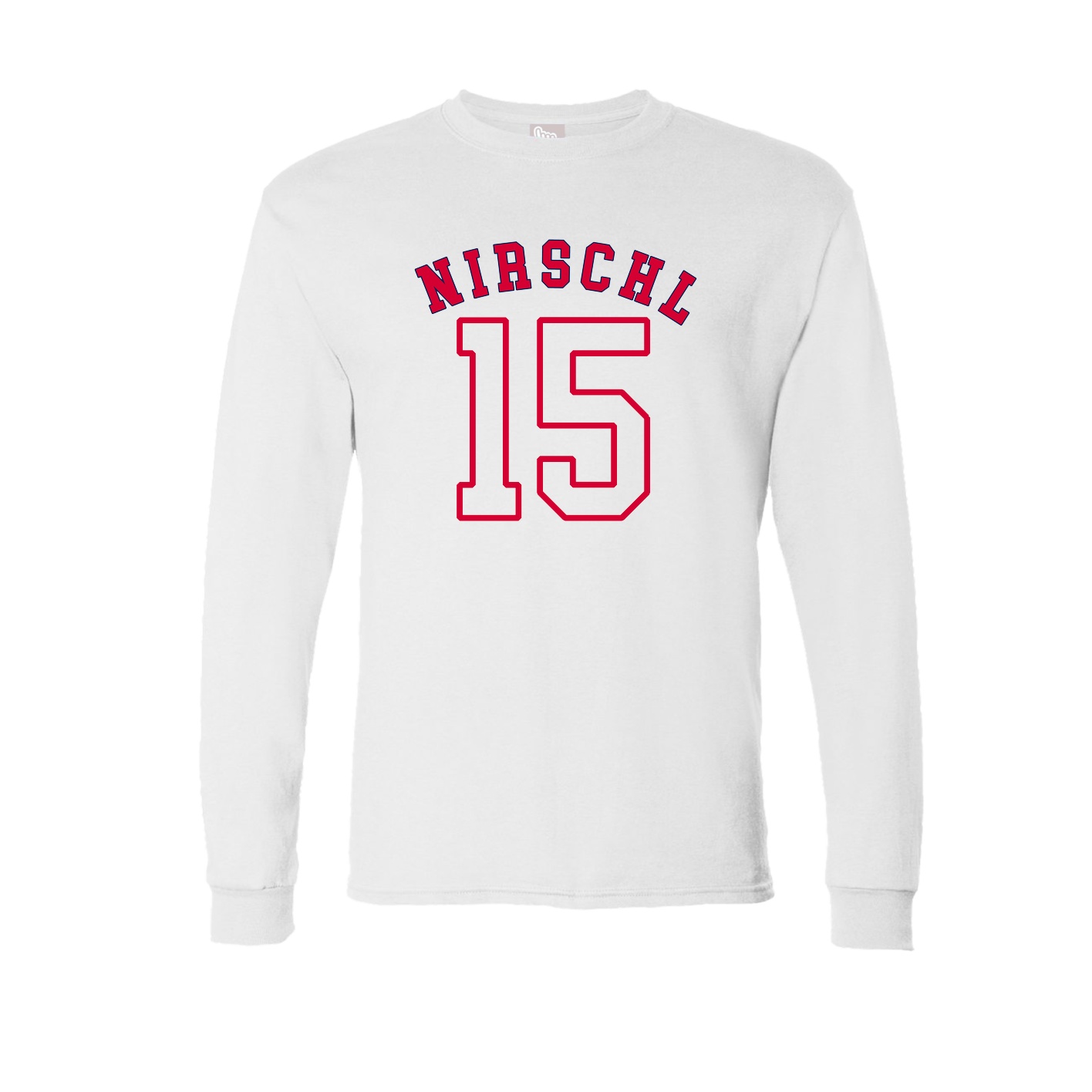 Long Sleeve Tee — Shirsey Arch in White