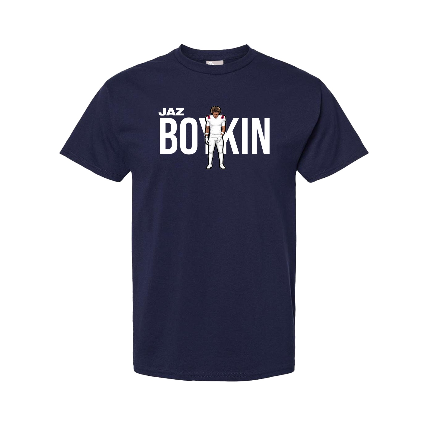 Tee — Player Name in Navy