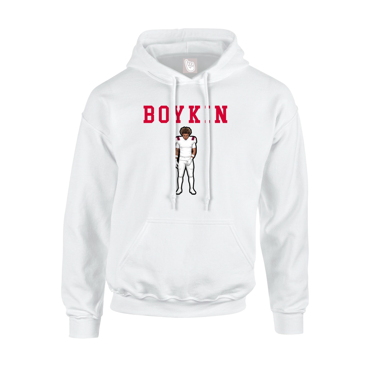 Youth Hoodie — Shirsey in White