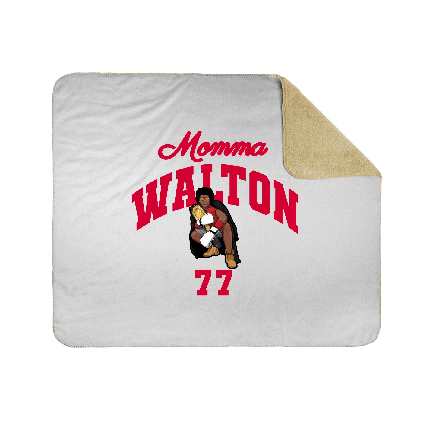 Throw Blanket — Mothers Day Arch in White