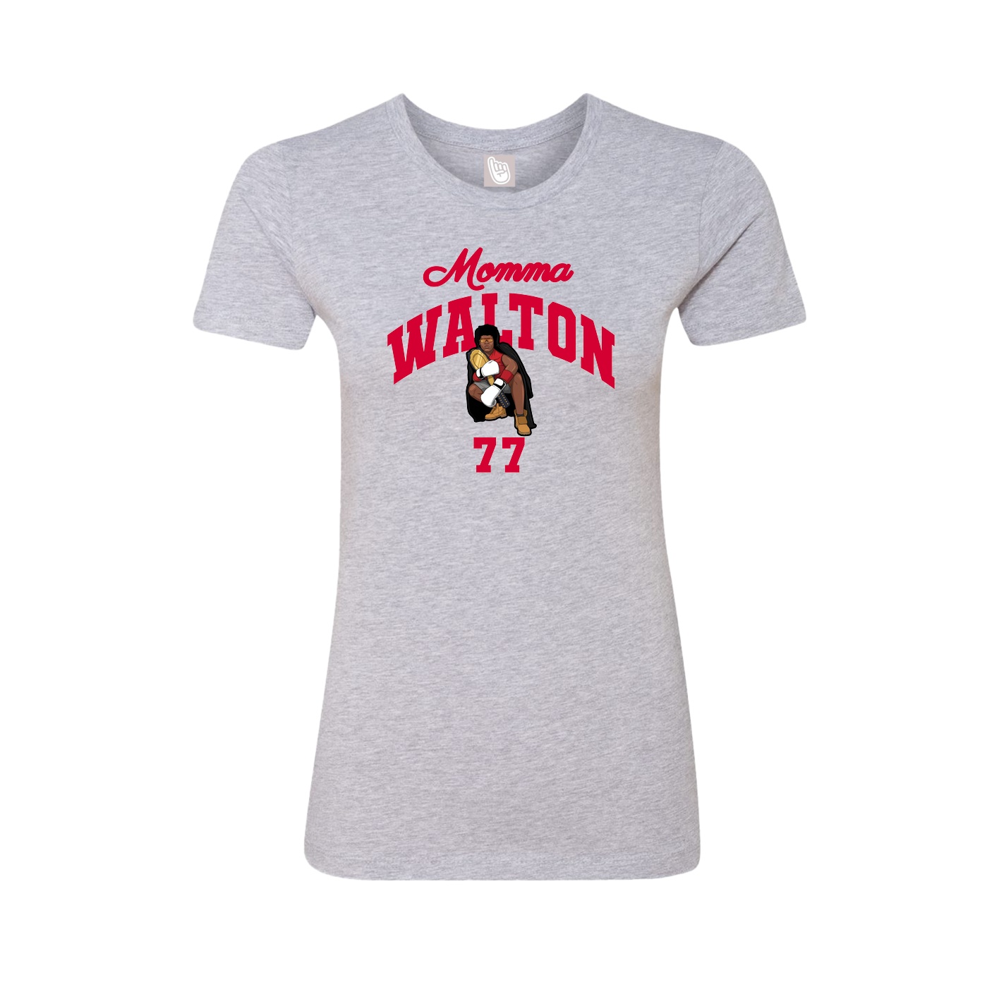 Womens Tee — Mothers Day Arch in Grey