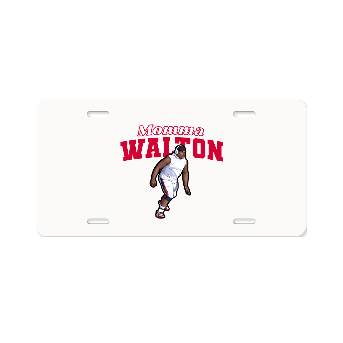 License Plate — Mothers Day Block in Classic