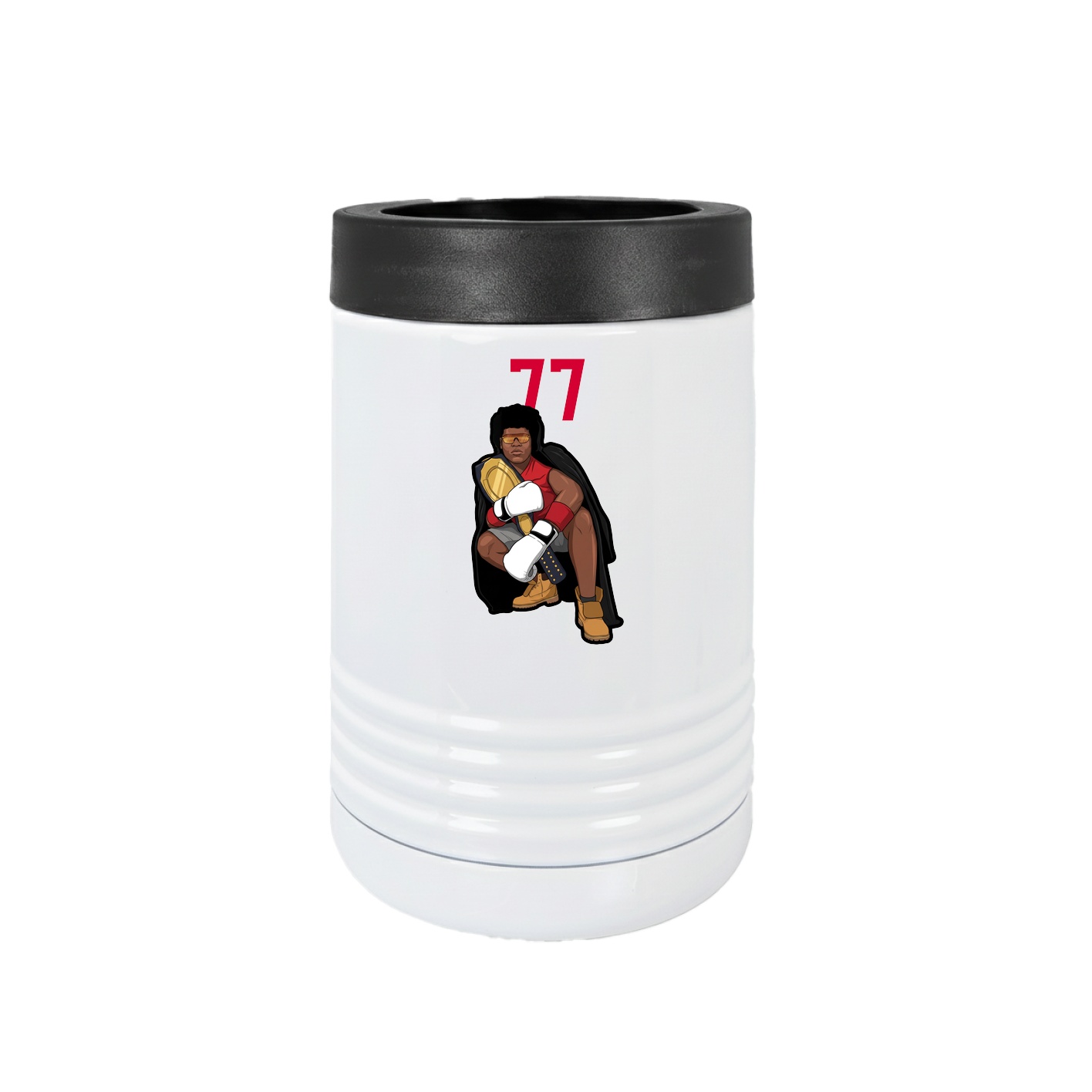 Beverage Holder — Number Top in White