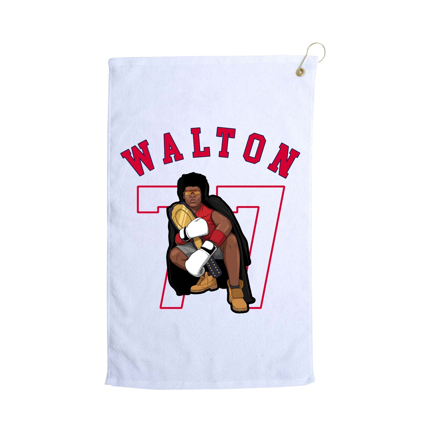 Golf Towel — Shirsey Arch in White