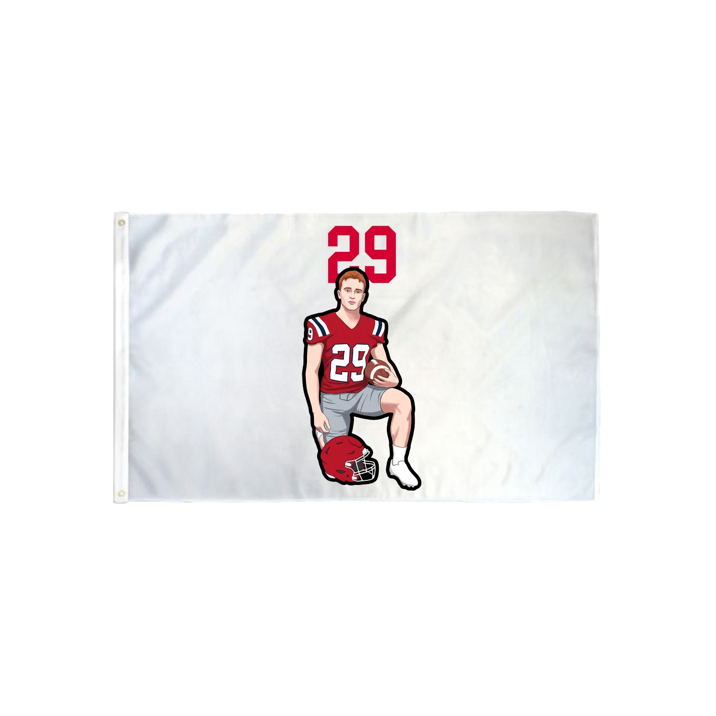 3x5 Flag — Number Top in Classic