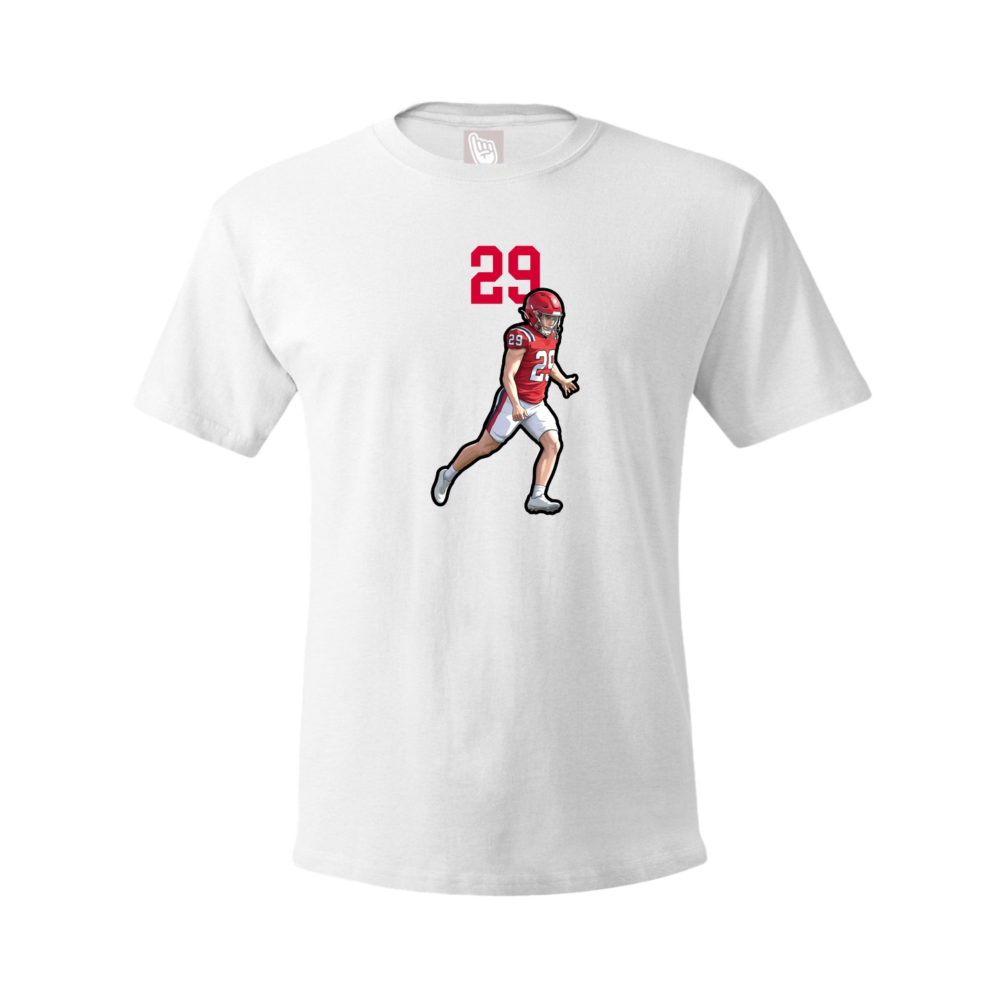 Tee — Number Top in White