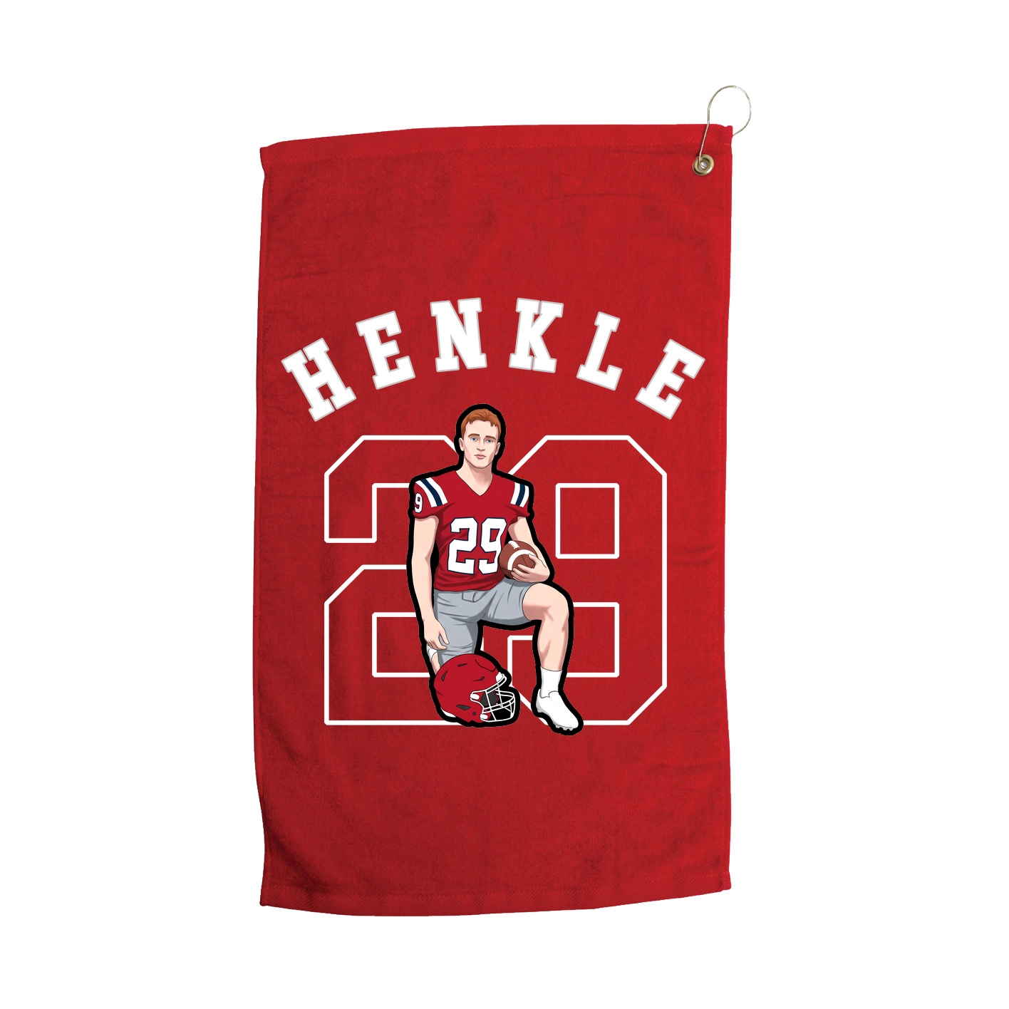 Golf Towel — Shirsey Arch in Red