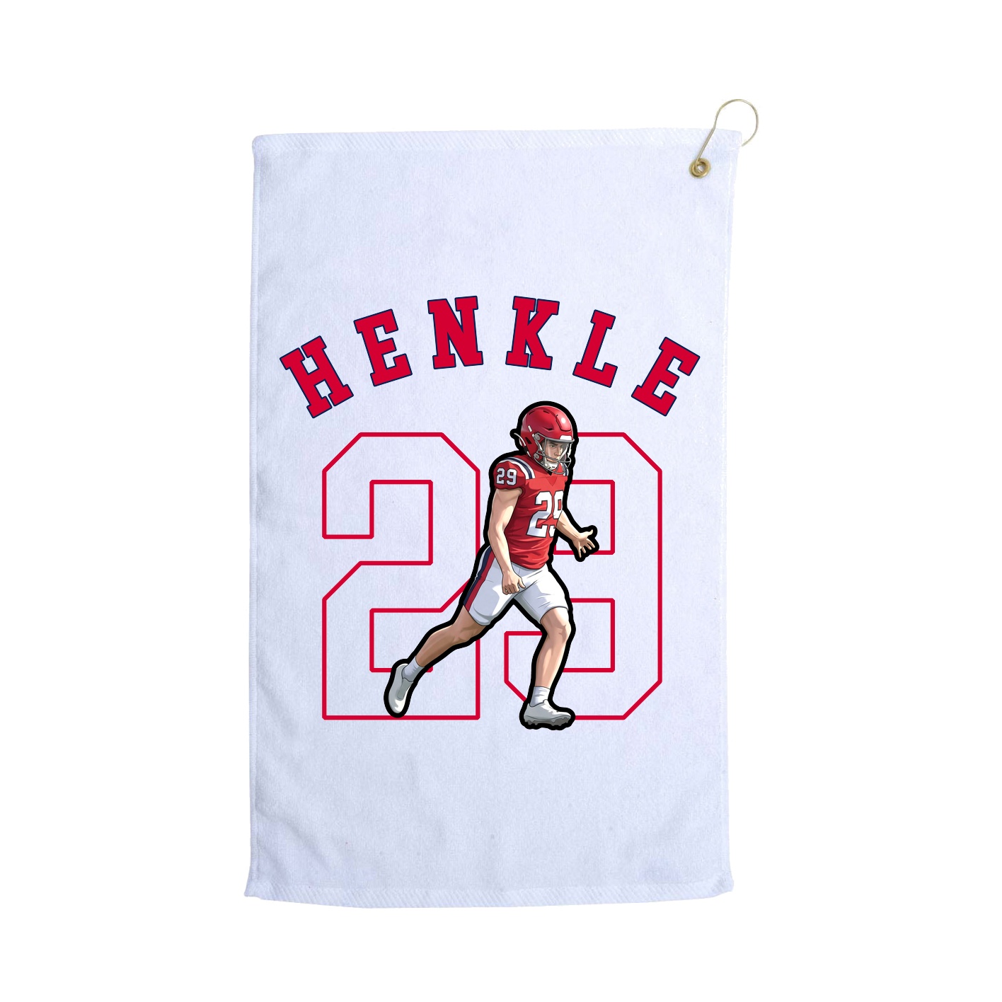 Golf Towel — Shirsey Arch in White