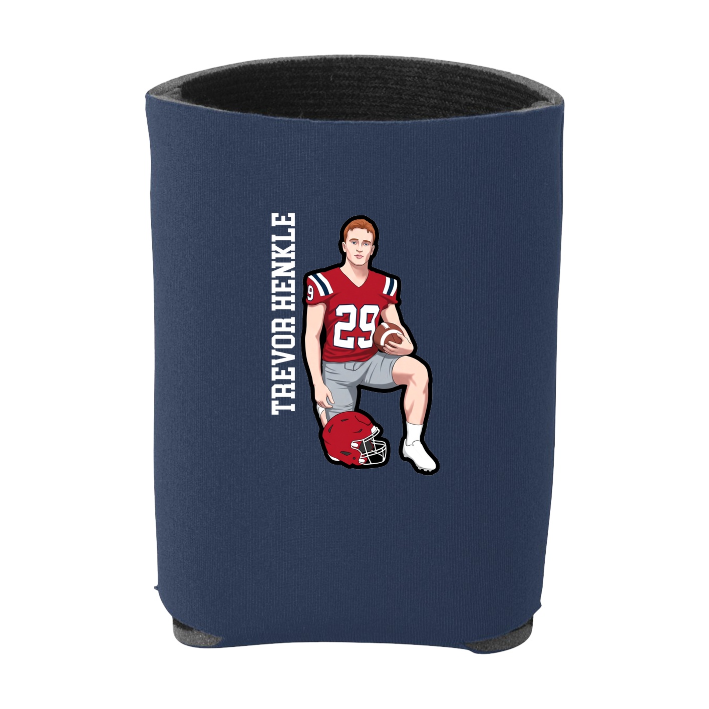 Can Holder — Name Vertical in Navy