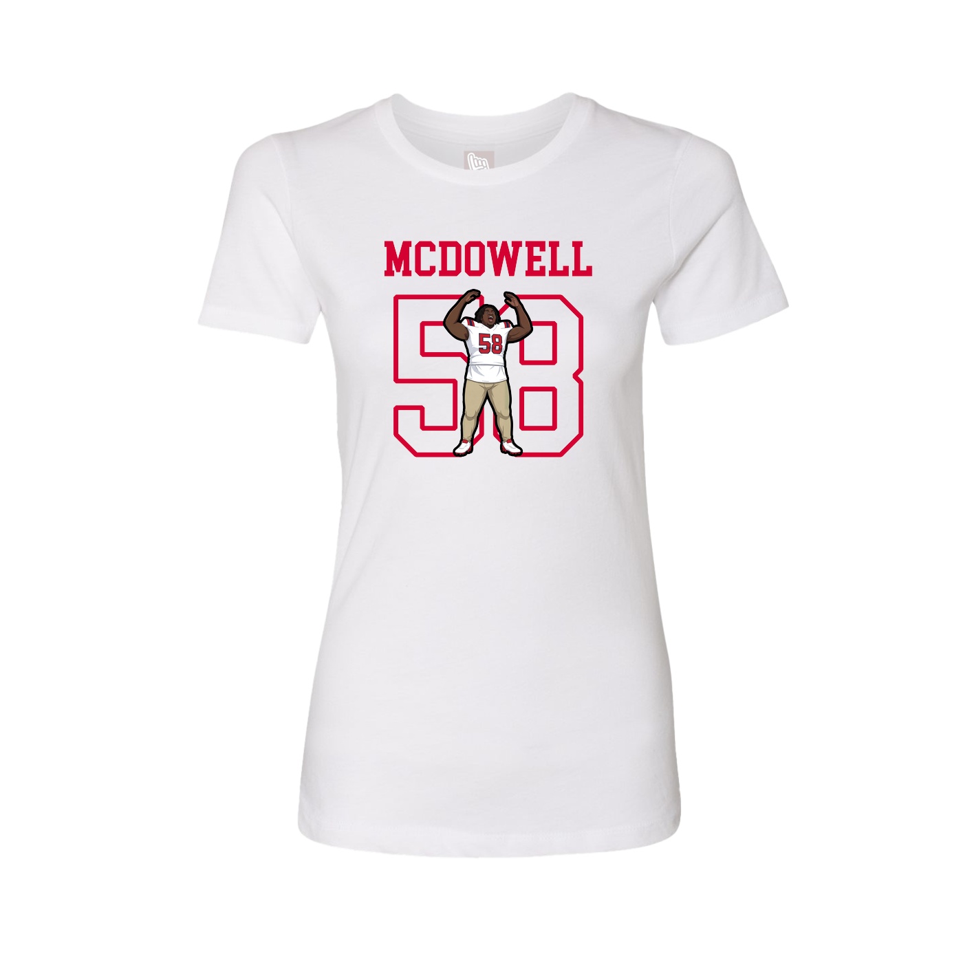 Fitted Women's Tee — Shirsey in White