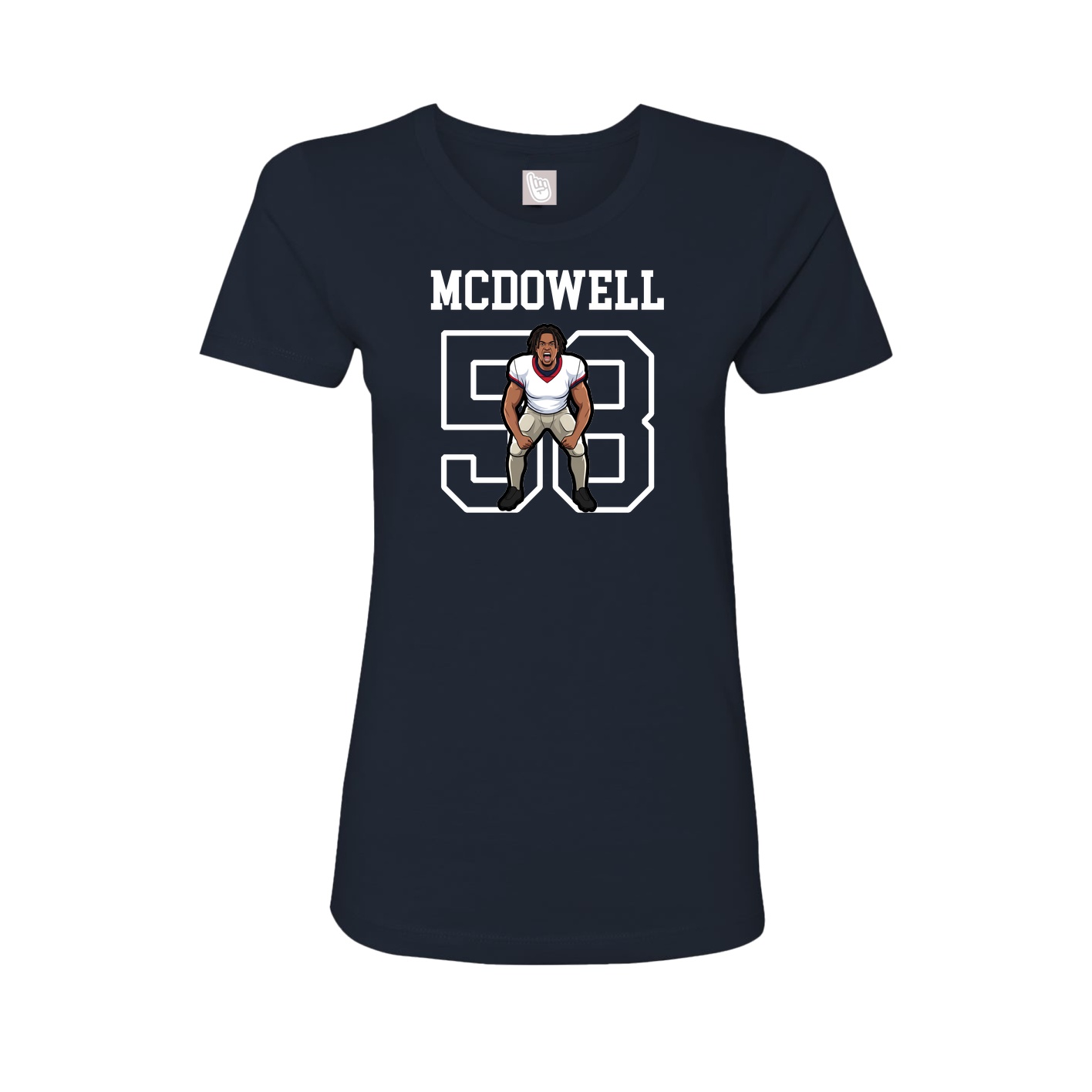 Fitted Women's Tee — Shirsey in Navy
