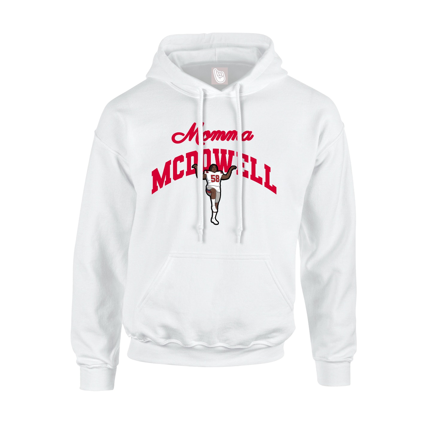 Youth Hoodie — Mothers Day Arch in White