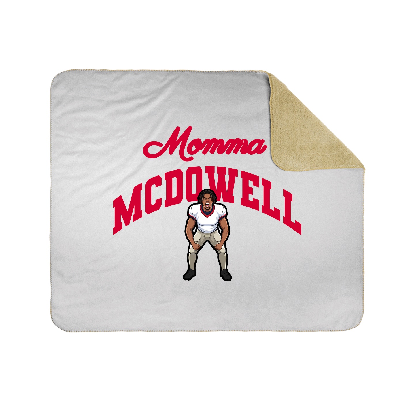 Throw Blanket — Mothers Day Arch in White