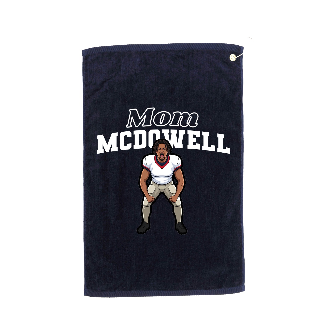 Golf Towel — Mothers Day Block in Navy