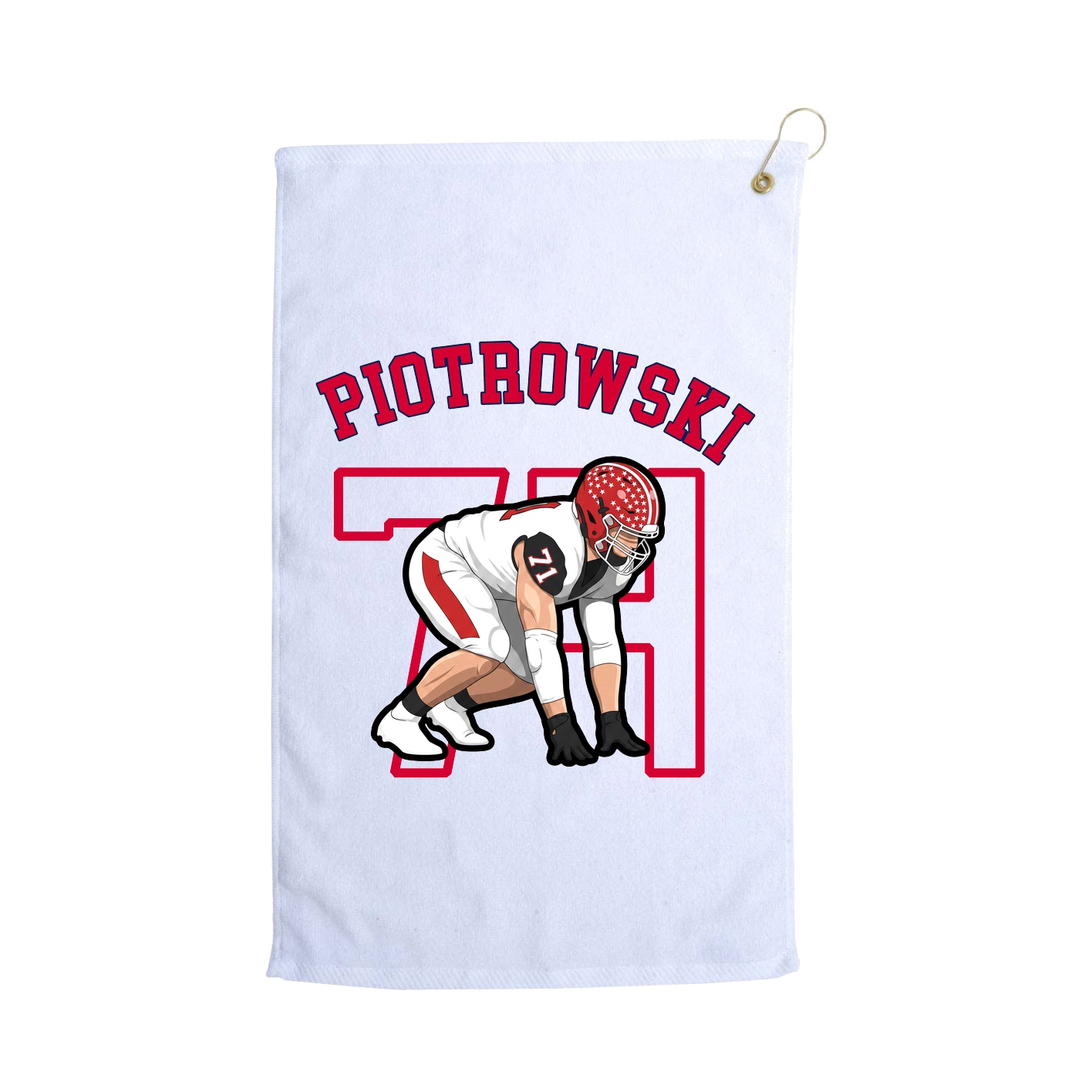 Golf Towel — Shirsey Arch in White