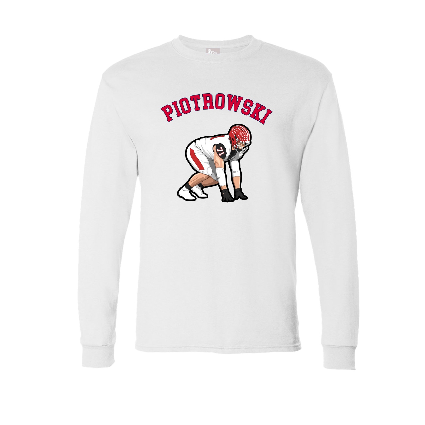 Long Sleeve Tee — Shirsey Arch in White
