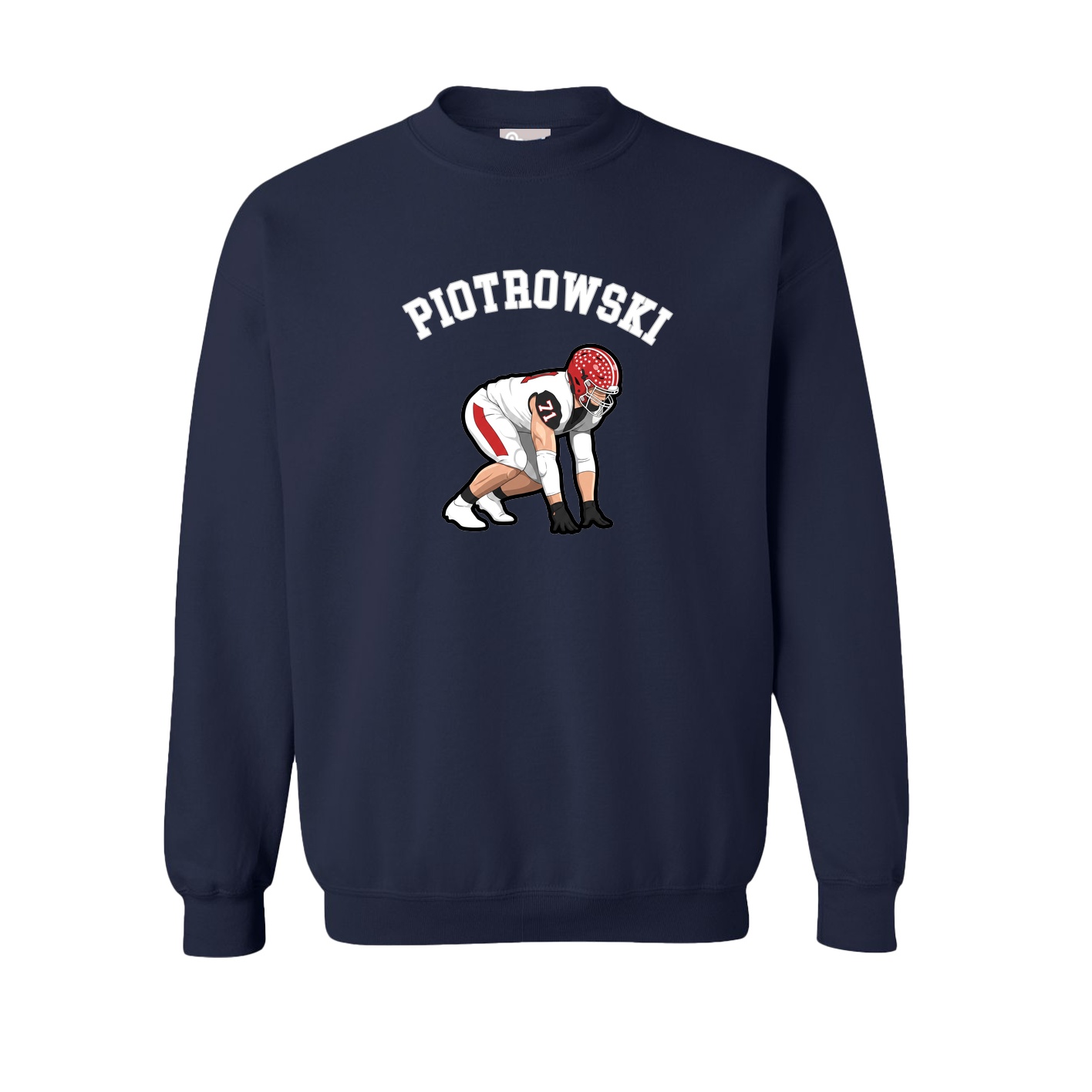 Fleece Crew — Shirsey Arch in Navy