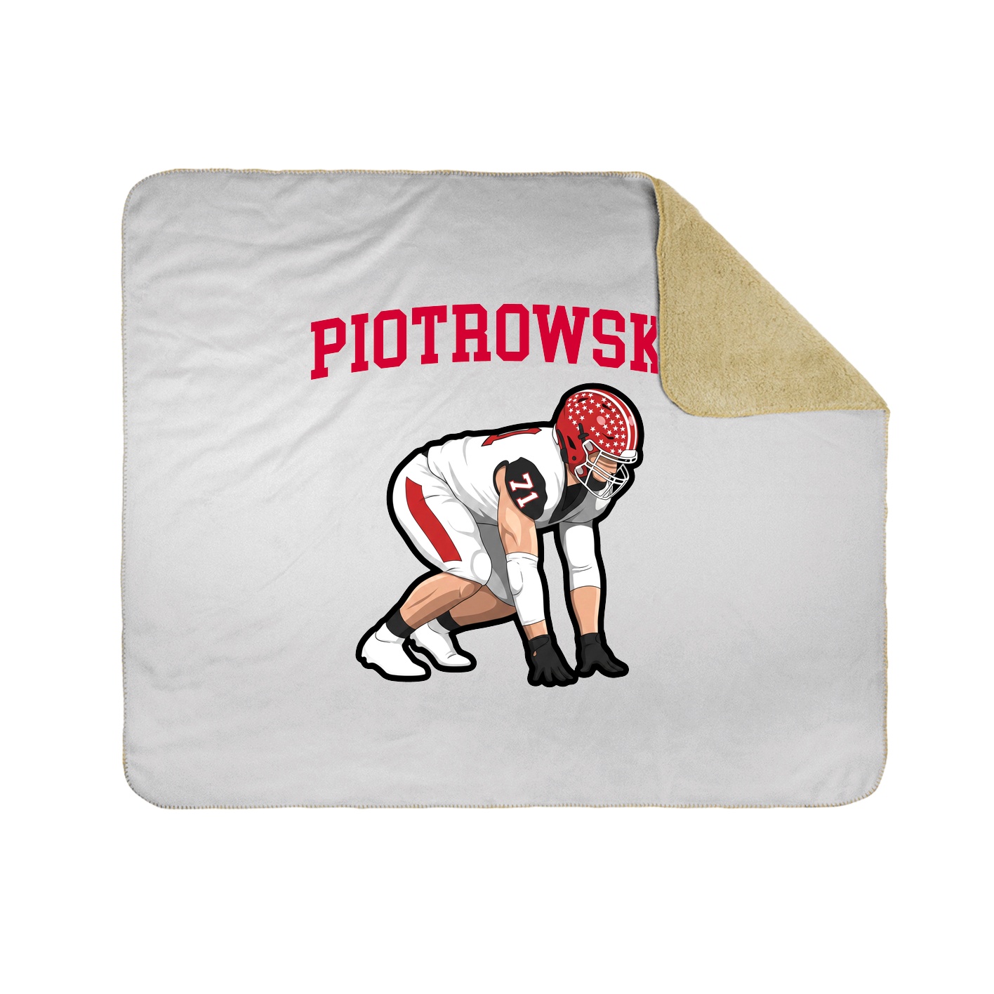 Throw Blanket — Shirsey in White