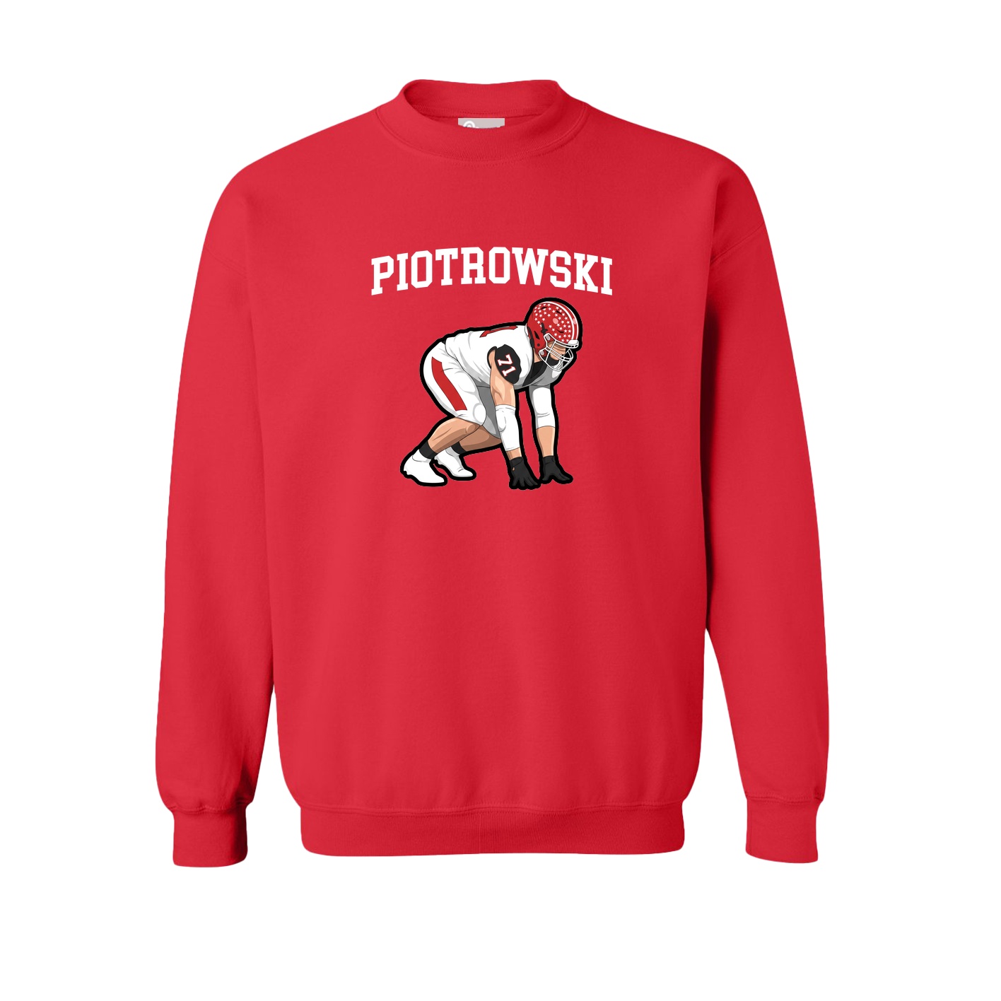 Fleece Crew — Shirsey in Red