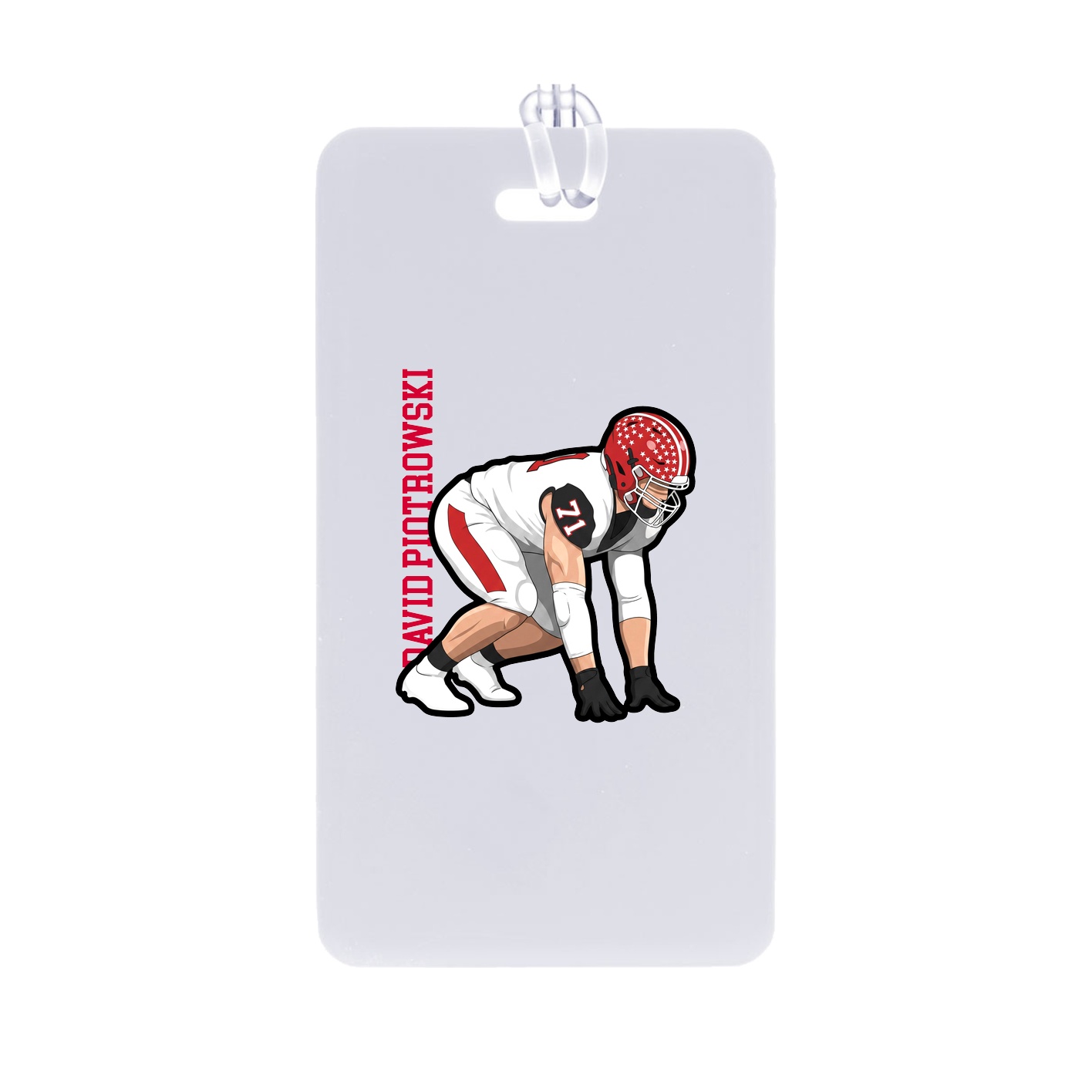 Bag Tag — Name Vertical in Classic