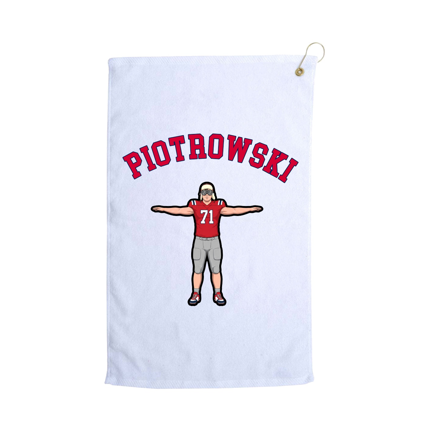 Golf Towel — Shirsey Arch in White