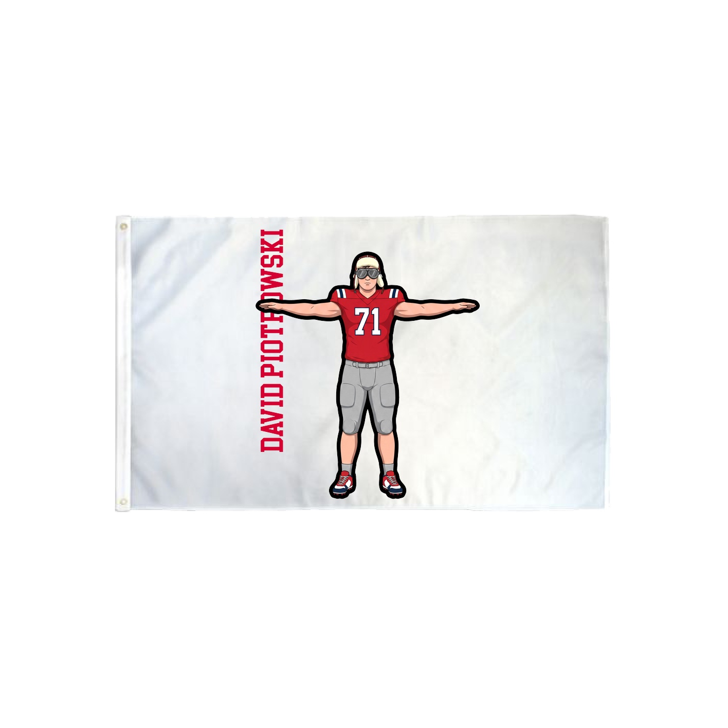 3x5 Flag — Name Vertical in Classic