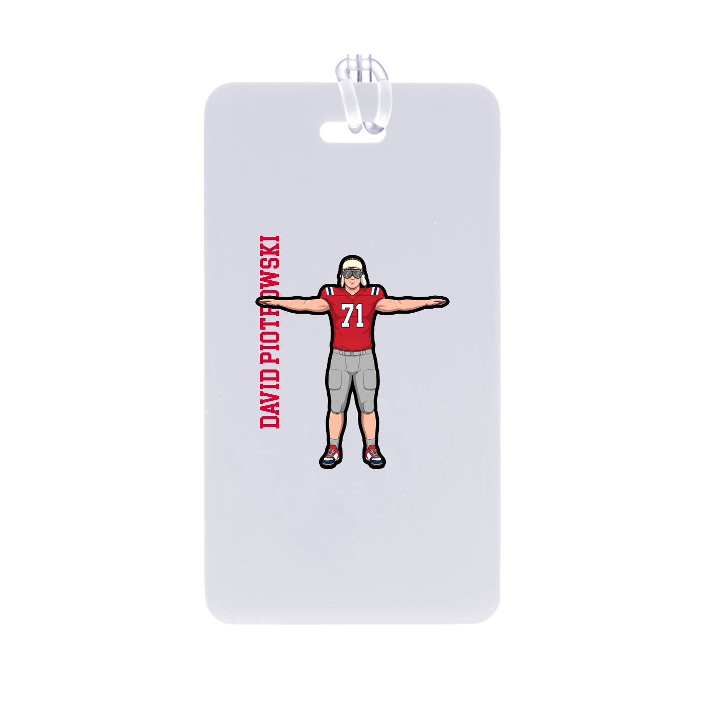 Bag Tag — Name Vertical in Classic
