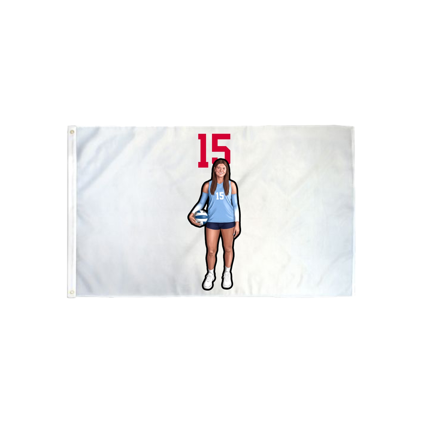 3x5 Flag — Number Top in Classic