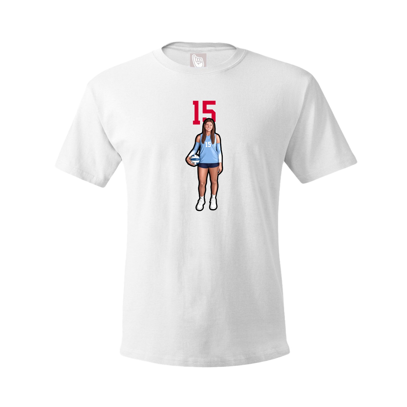 Tee — Number Top in White
