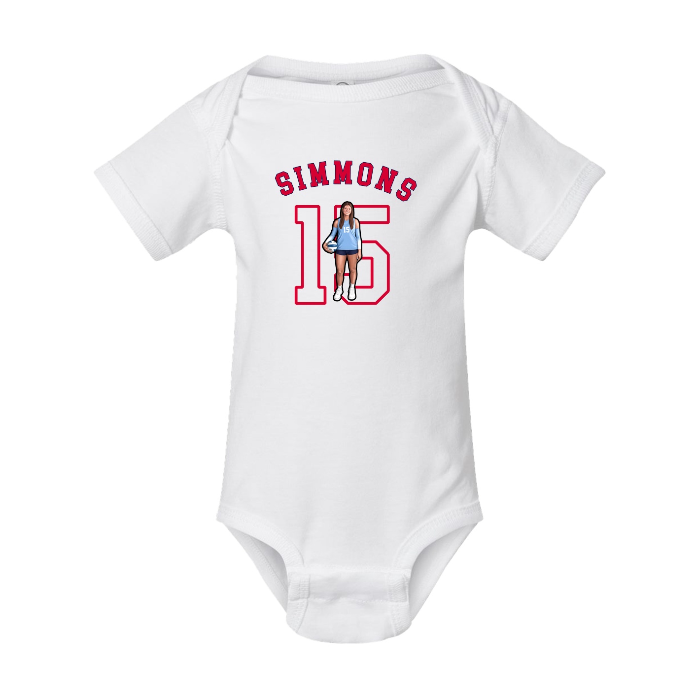 Baby Onesie — Shirsey Arch in White