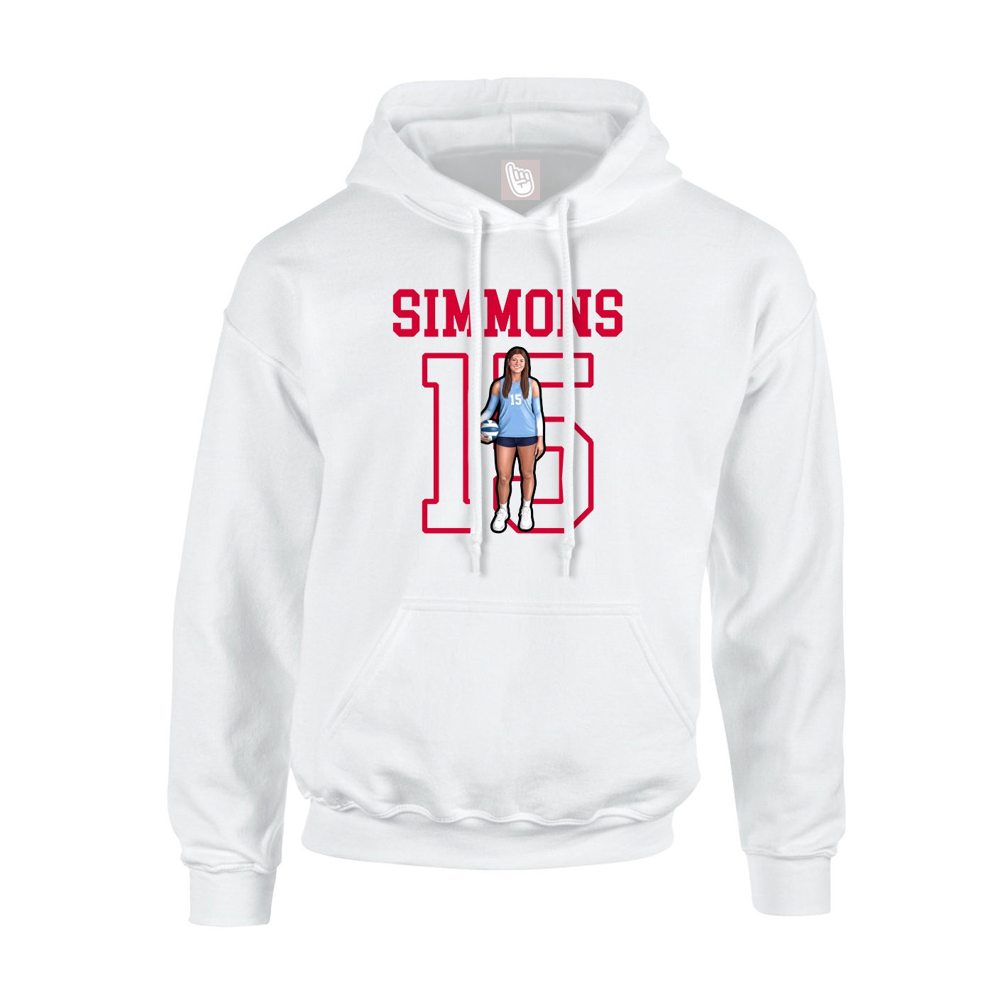 Youth Hoodie — Shirsey in White