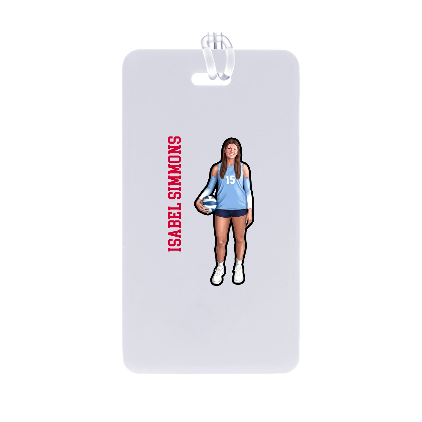 Bag Tag — Name Vertical in Classic