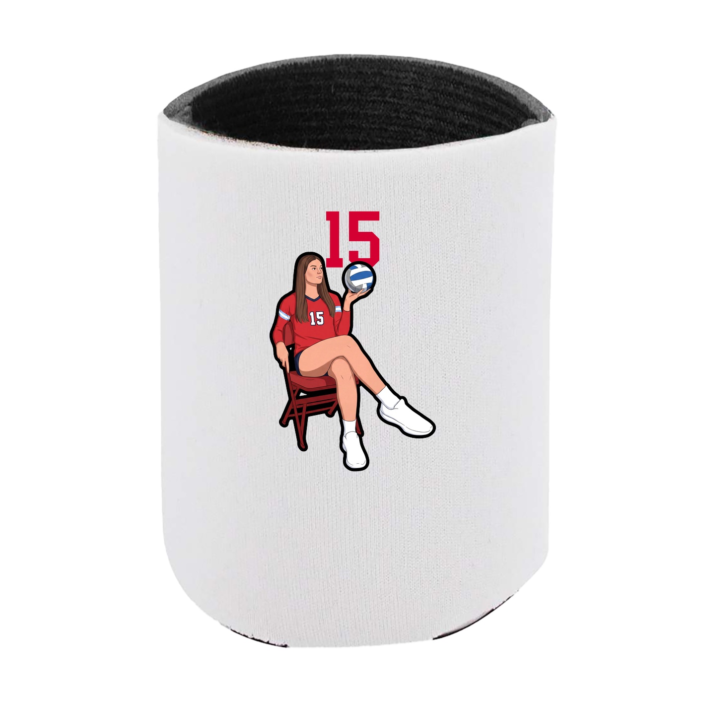 Can Holder — Number Top in White