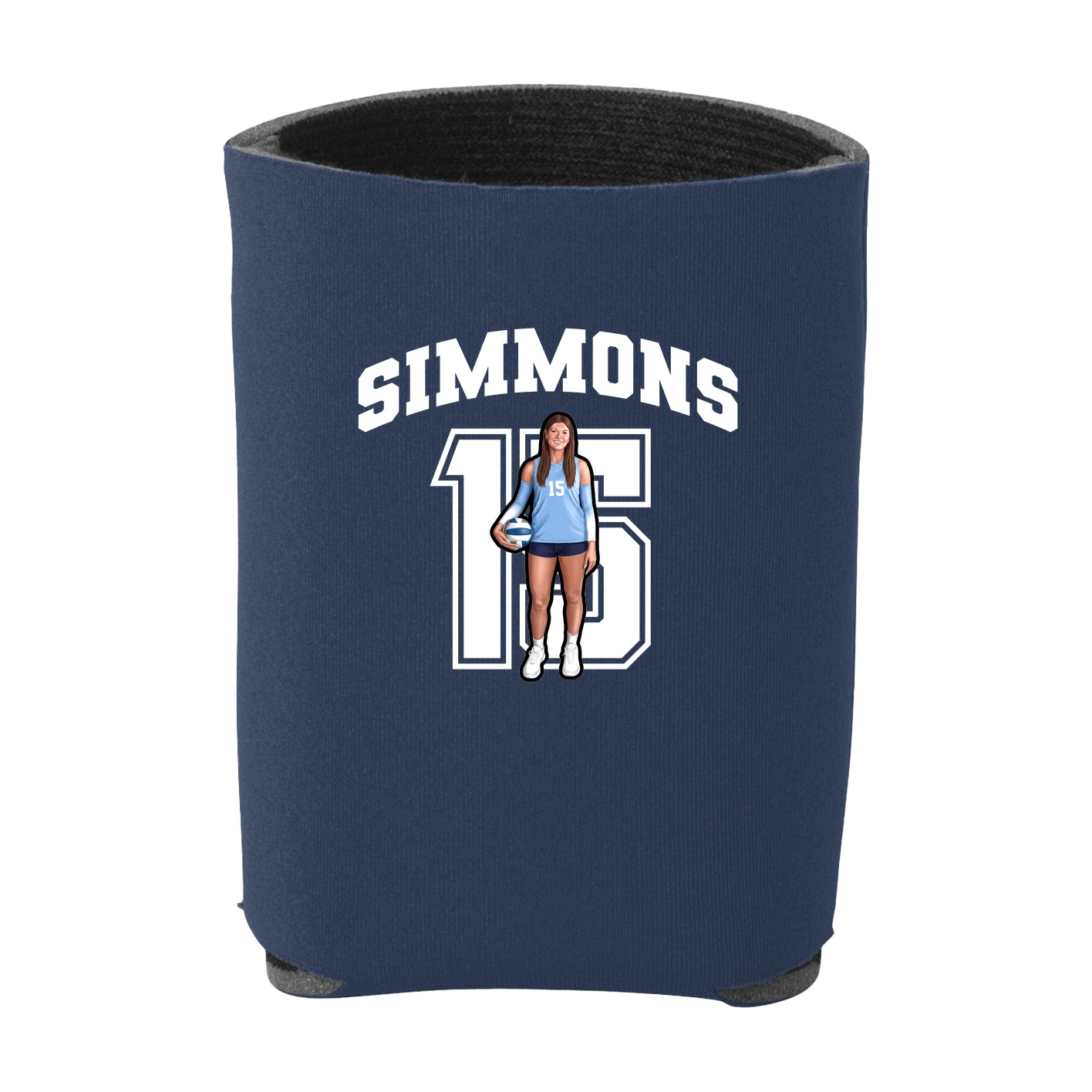 Can Holder — Number in Navy