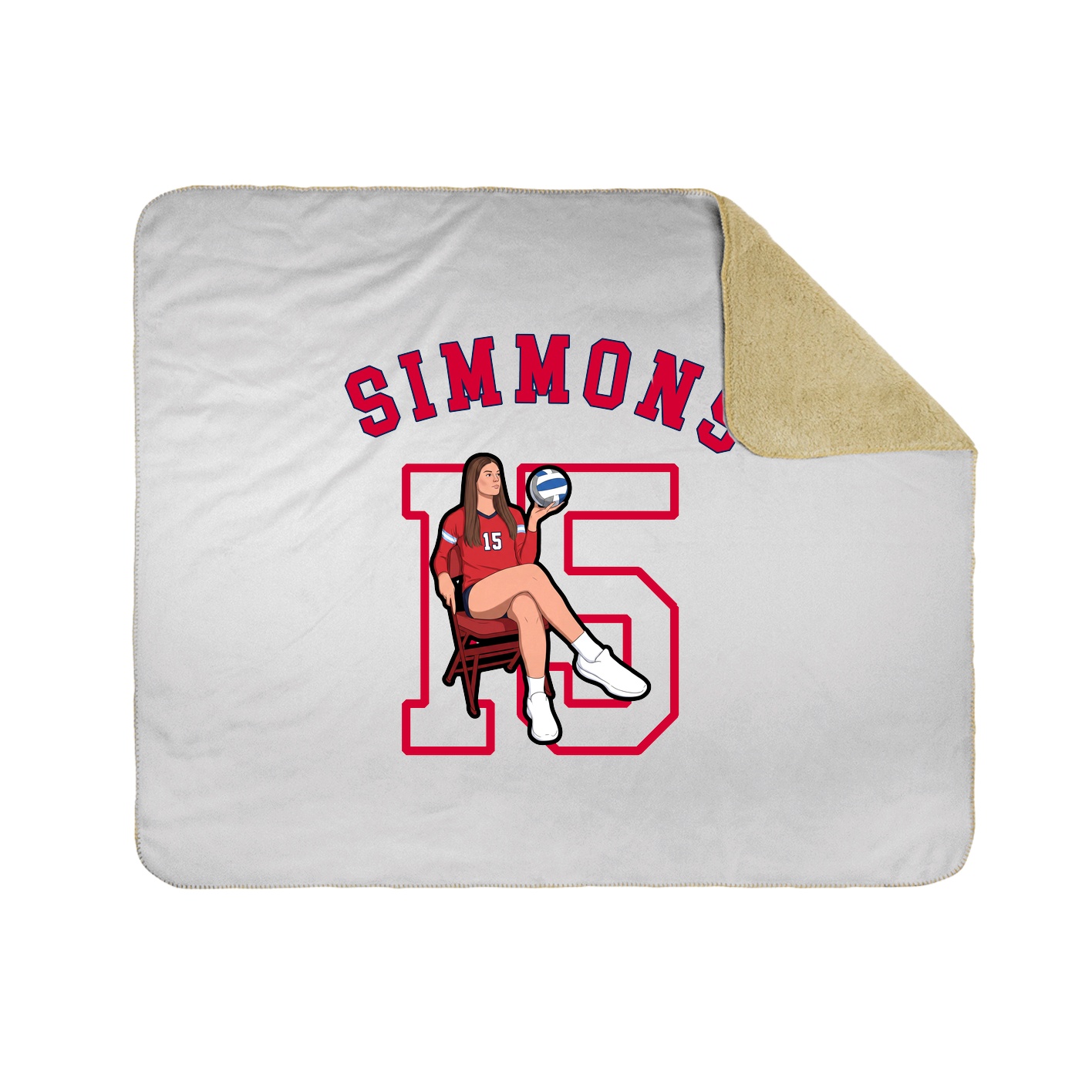 Throw Blanket — Shirsey Arch in White