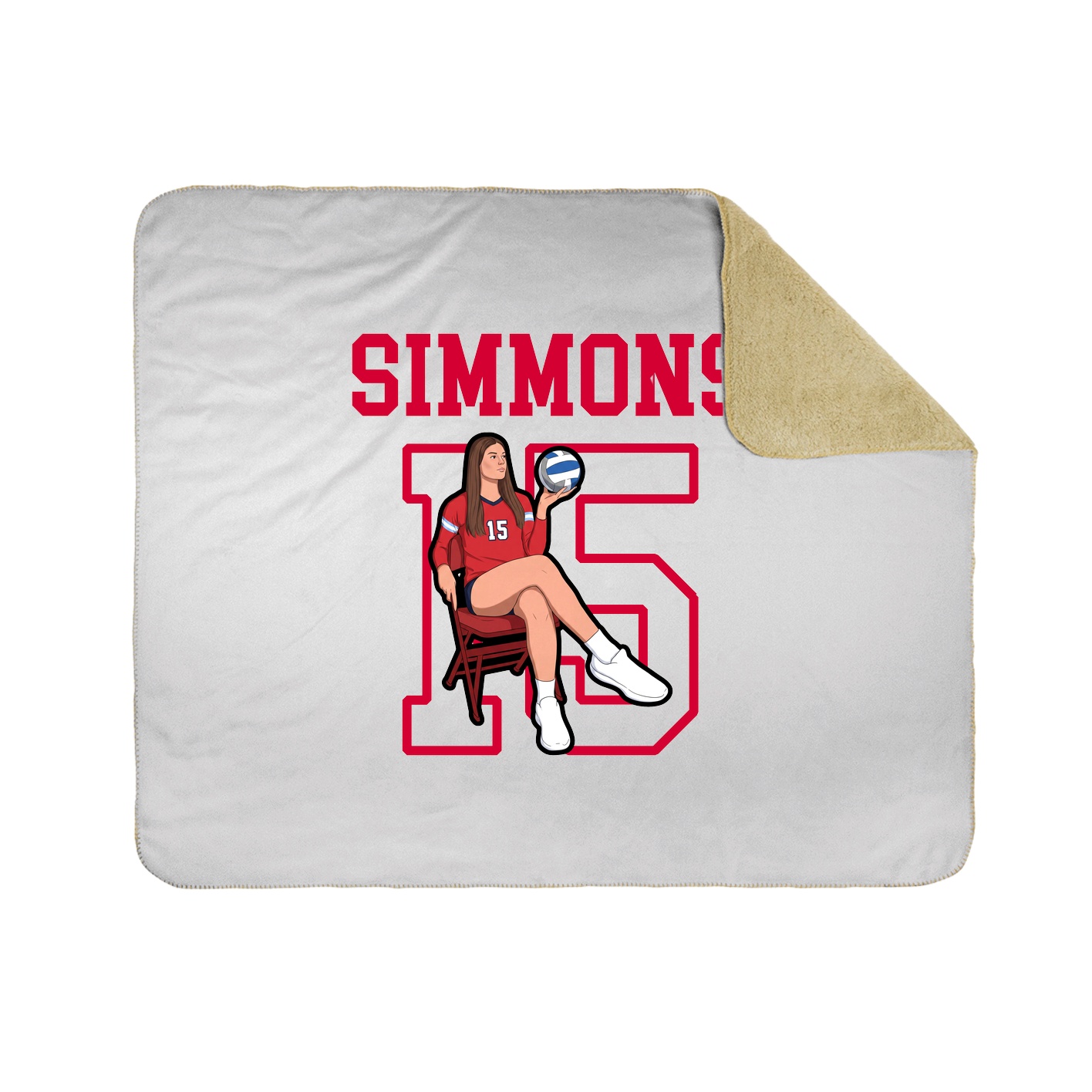 Throw Blanket — Shirsey in White