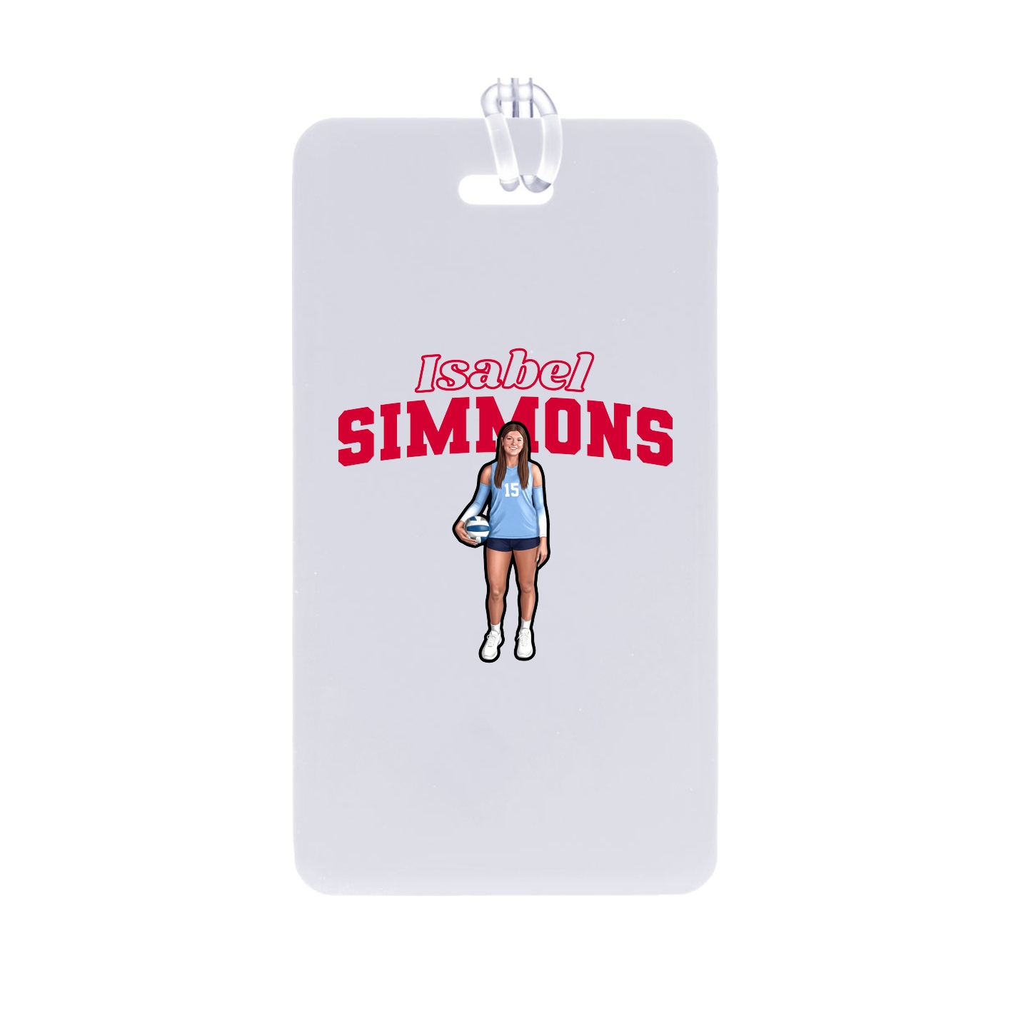 Bag Tag — Name Arch in Classic