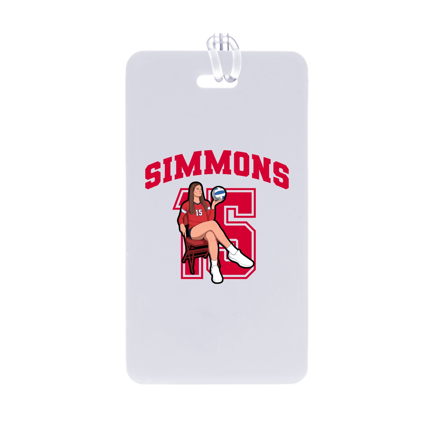 Bag Tag — Number in Classic
