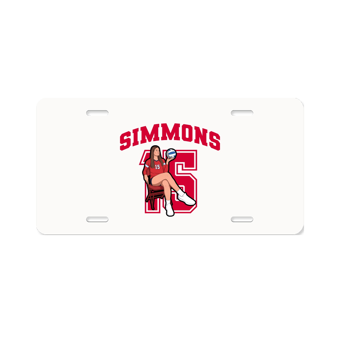 License Plate — Number in Classic